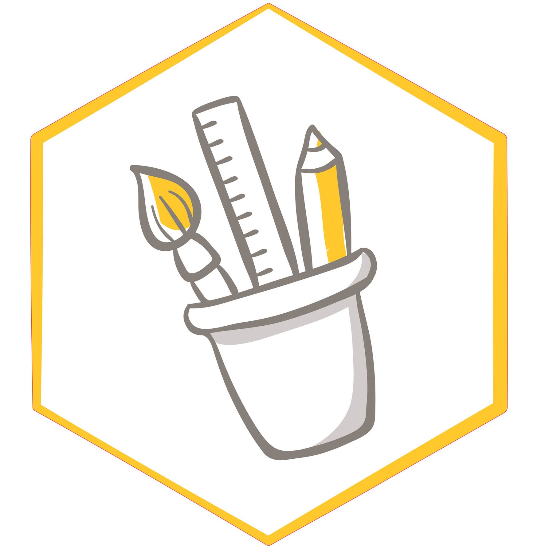 STEM Sticker, Design and 3D Prototyping, set A2, 50 cm, sticker 10
