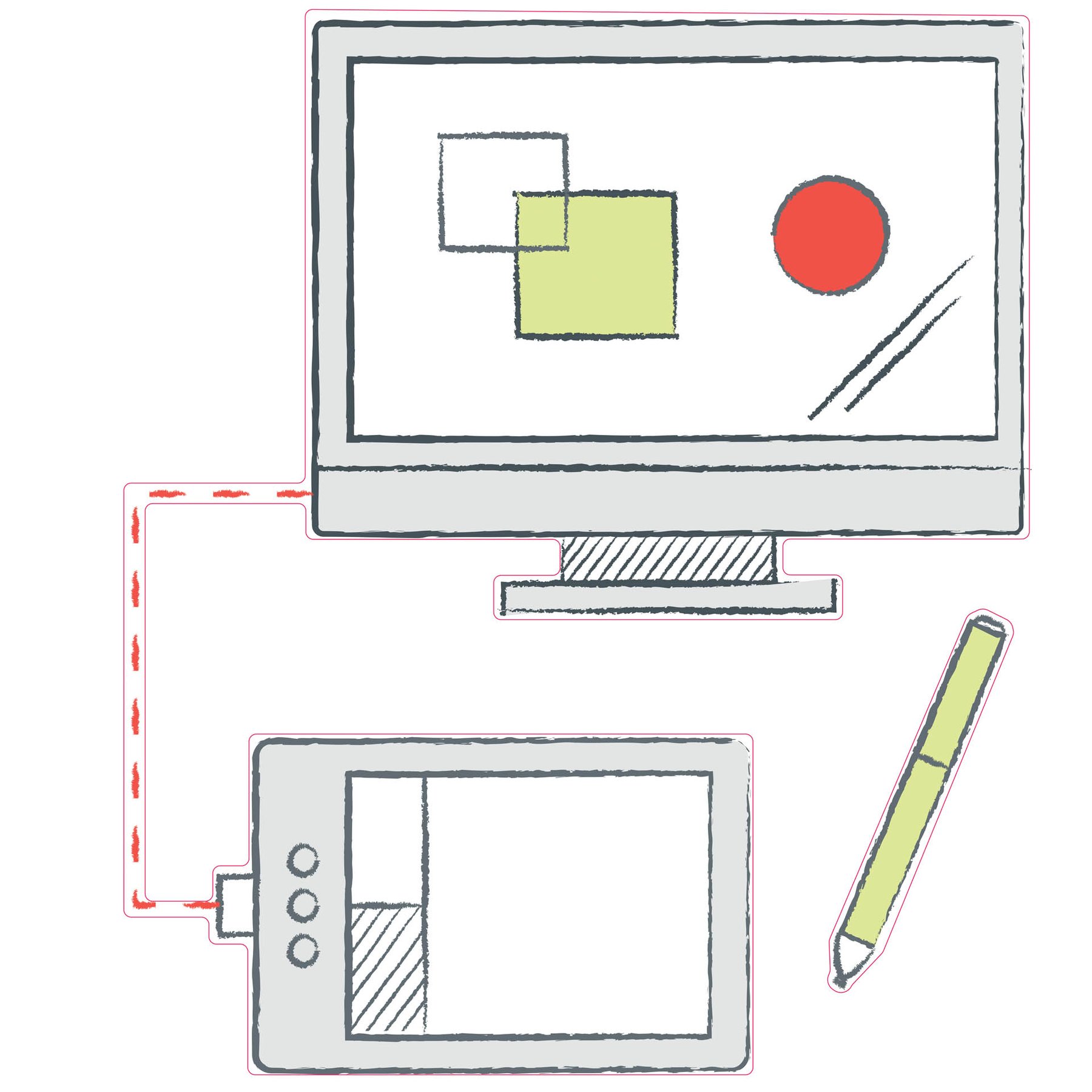 STEM Sticker, Design and 3D Prototyping, Set A3, 50 cm, Sticker 5