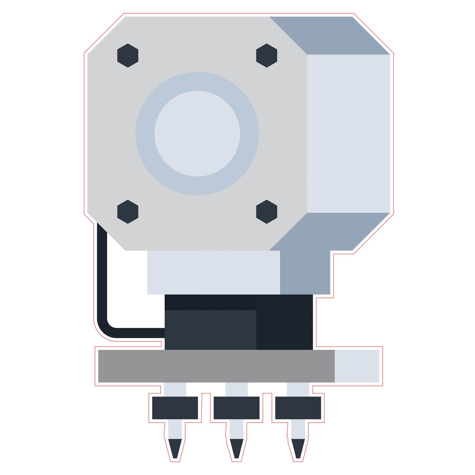 STEM Sticker, Design and 3D prototyping, set A5, 50 cm, sticker 2