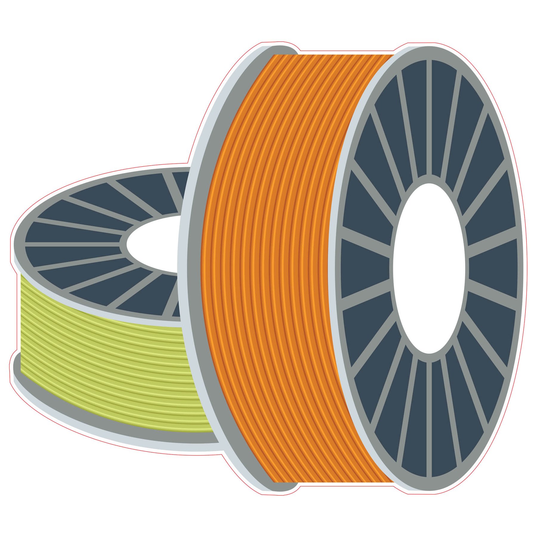 STEM Sticker, Design and 3D Prototyping, set A7, 50 cm, sticker 5