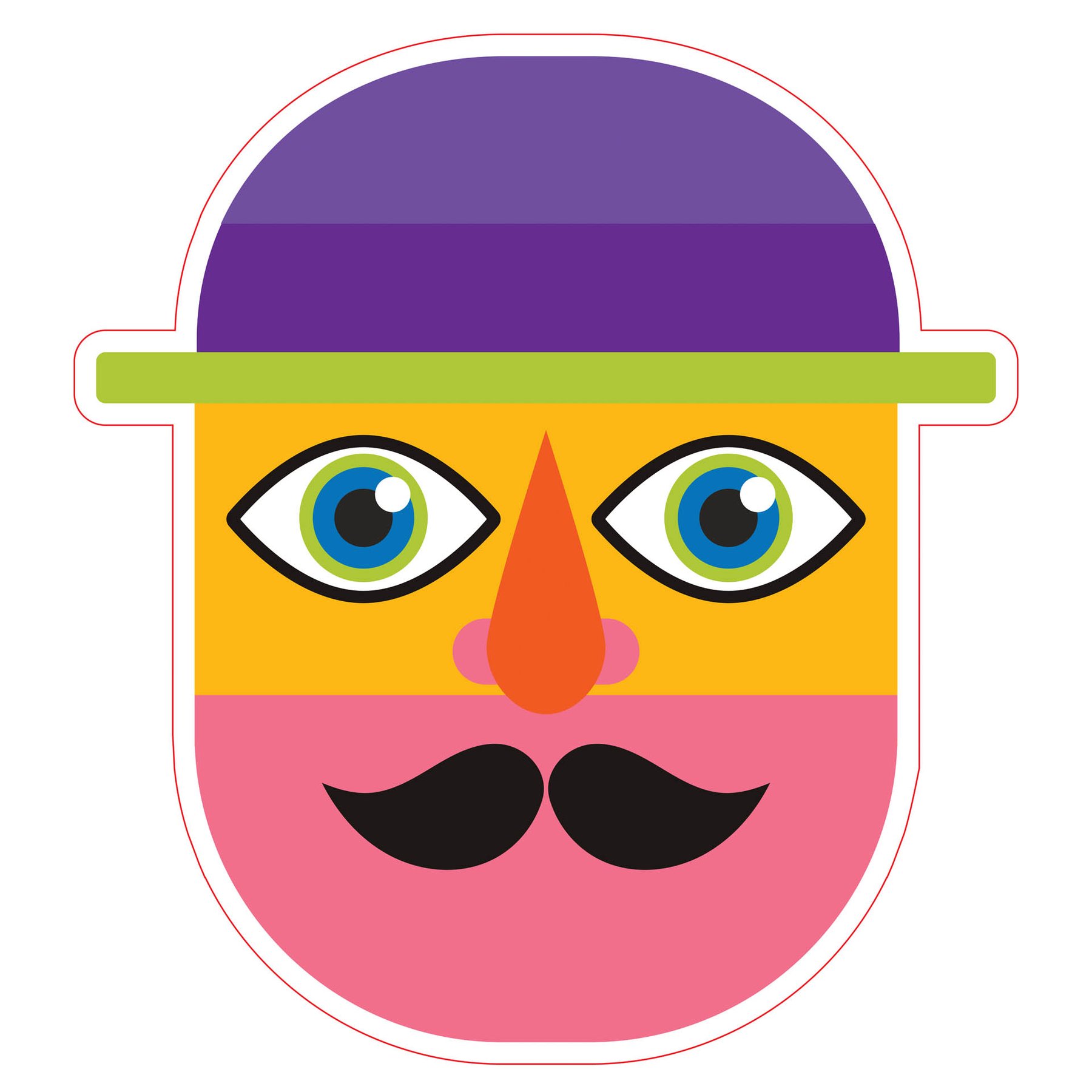 STEM Sticker, Digital Arts Room, set B7, 50 cm, sticker 6