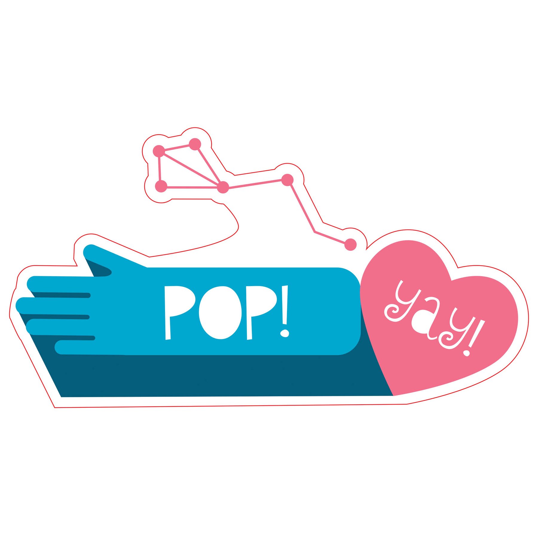 STEM Sticker, Digital Arts Hall, Set B7, 50 cm, Sticker 10