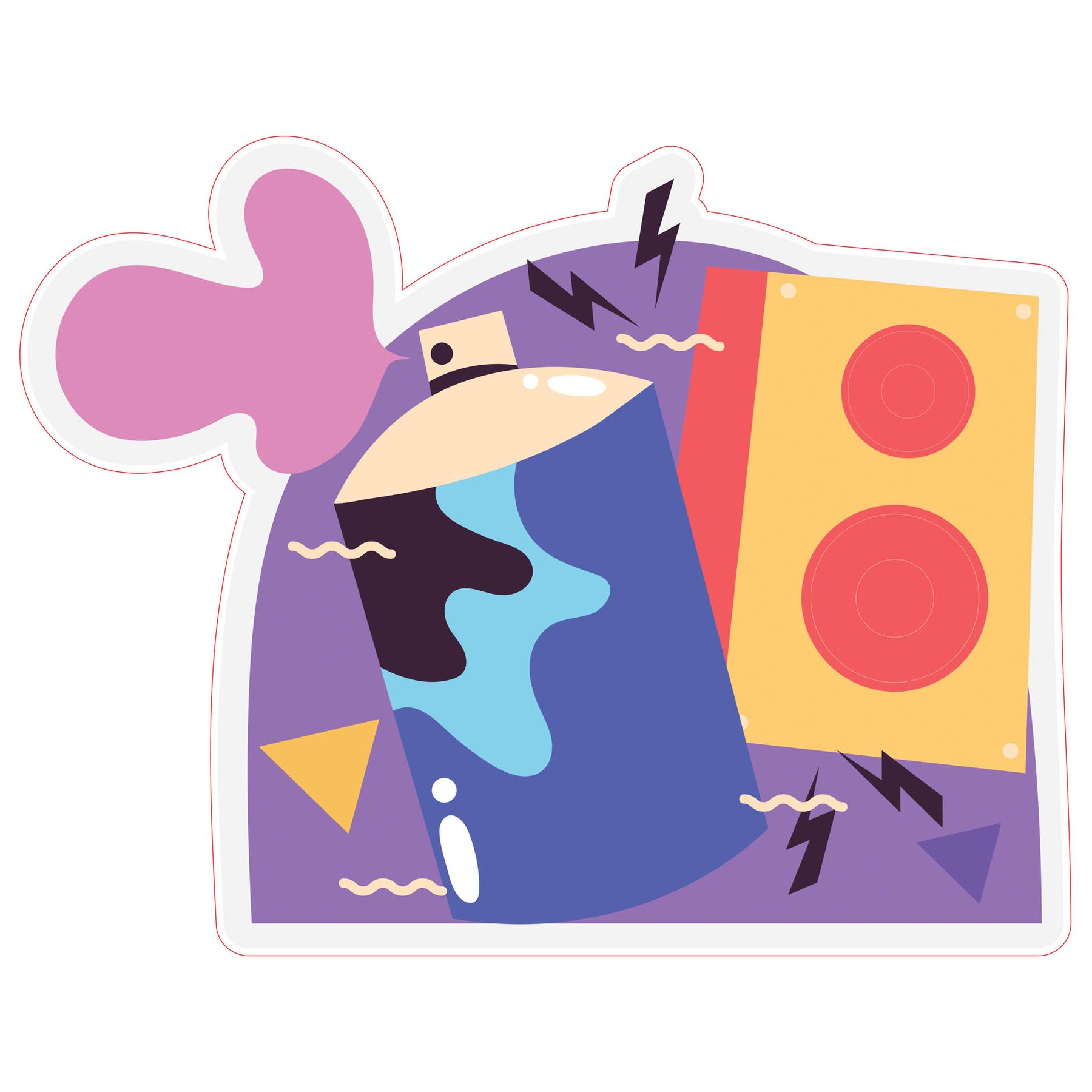 STEM Sticker, Digital arts room, set B8, 50 cm, sticker 2