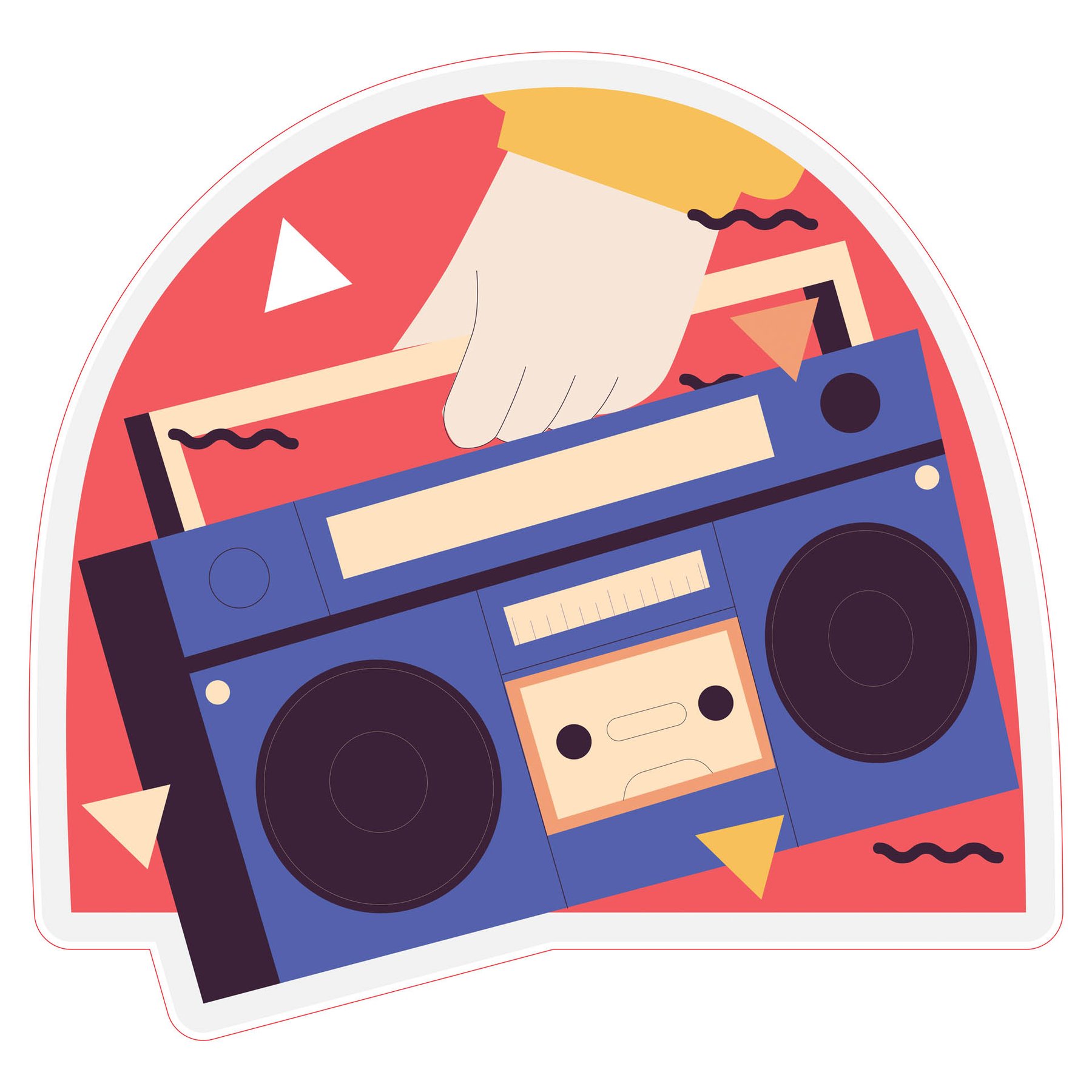 STEM Sticker, Digital Arts Room, set B8, 50 cm, sticker 5