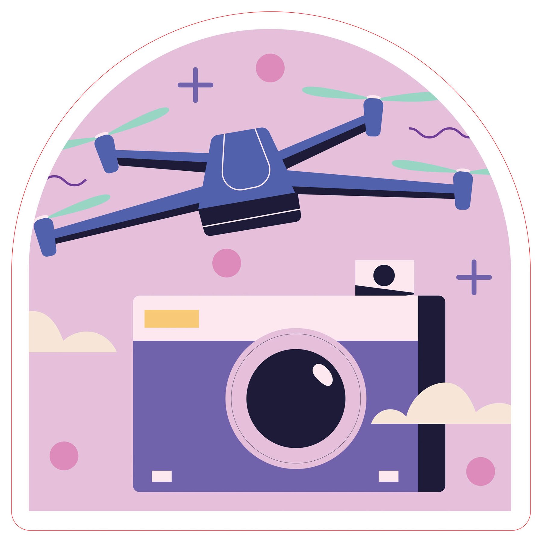STEM Sticker, Digital Arts Hall, set B9, 50 cm, sticker 9