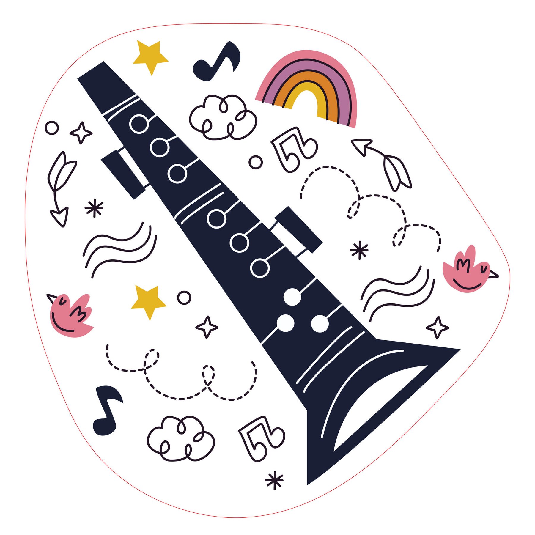 STEM Sticker, Digital Arts Room, set B10, 50 cm, sticker 1