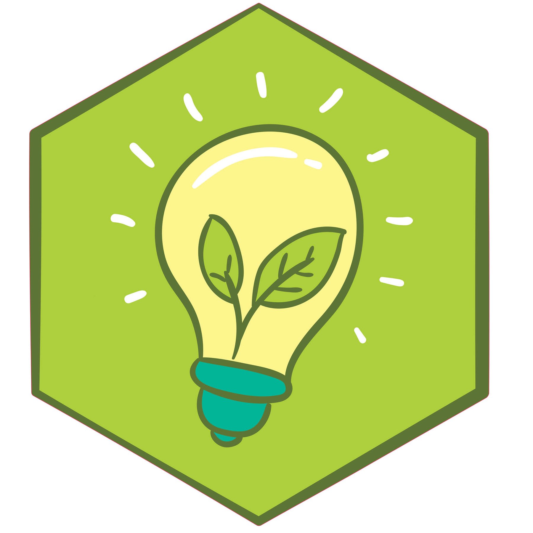 STEM Sticker, Green technologies and sustainable development, set C2, 50 cm, sticker 3