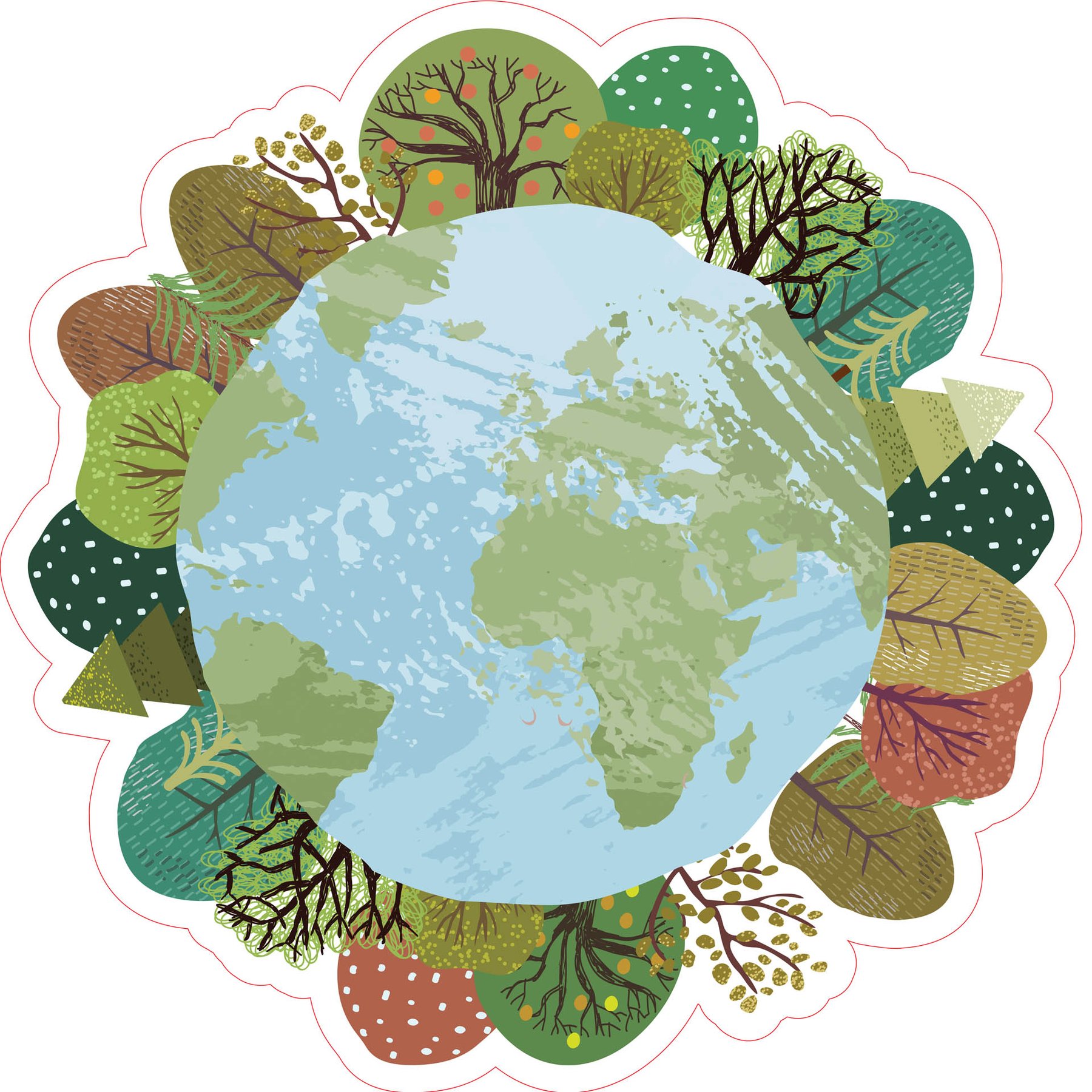 STEM Sticker, Green Technologies and Sustainable Development, set C5, 50 cm, sticker 2