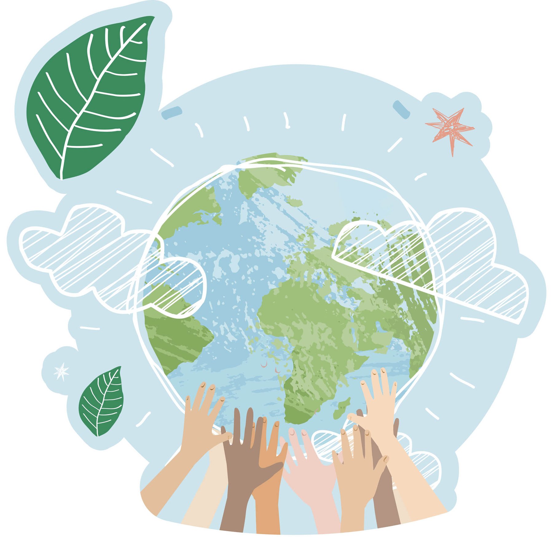 STEM Sticker, Green Technologies and Sustainable Development, Set C5, 50 cm, Sticker 4