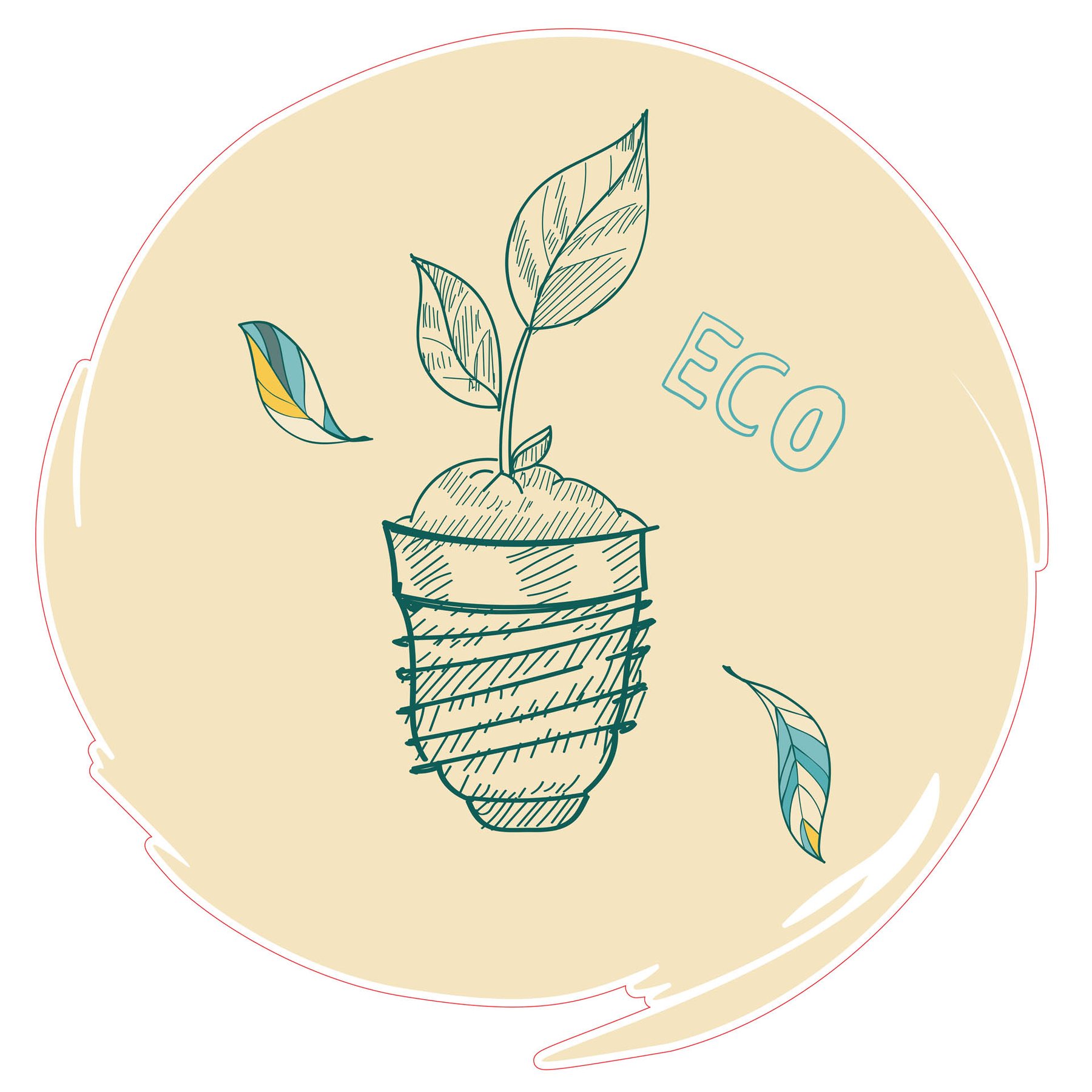 STEM Sticker, Green Technologies and Sustainable Development, Set C8, 50 cm, Sticker 8