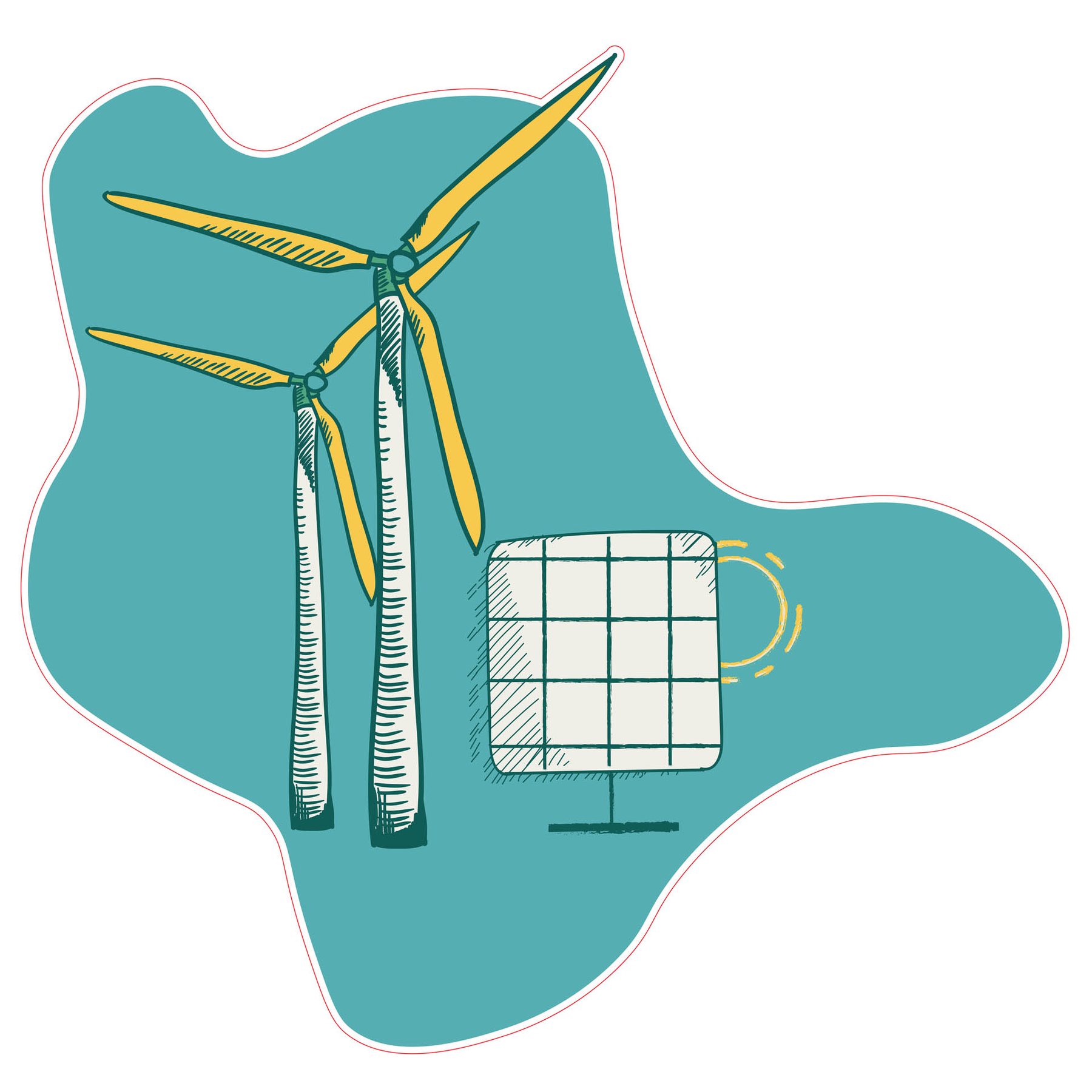 STEM Sticker, Green Technologies and Sustainable Development, Set C8, 50 cm, Sticker 9