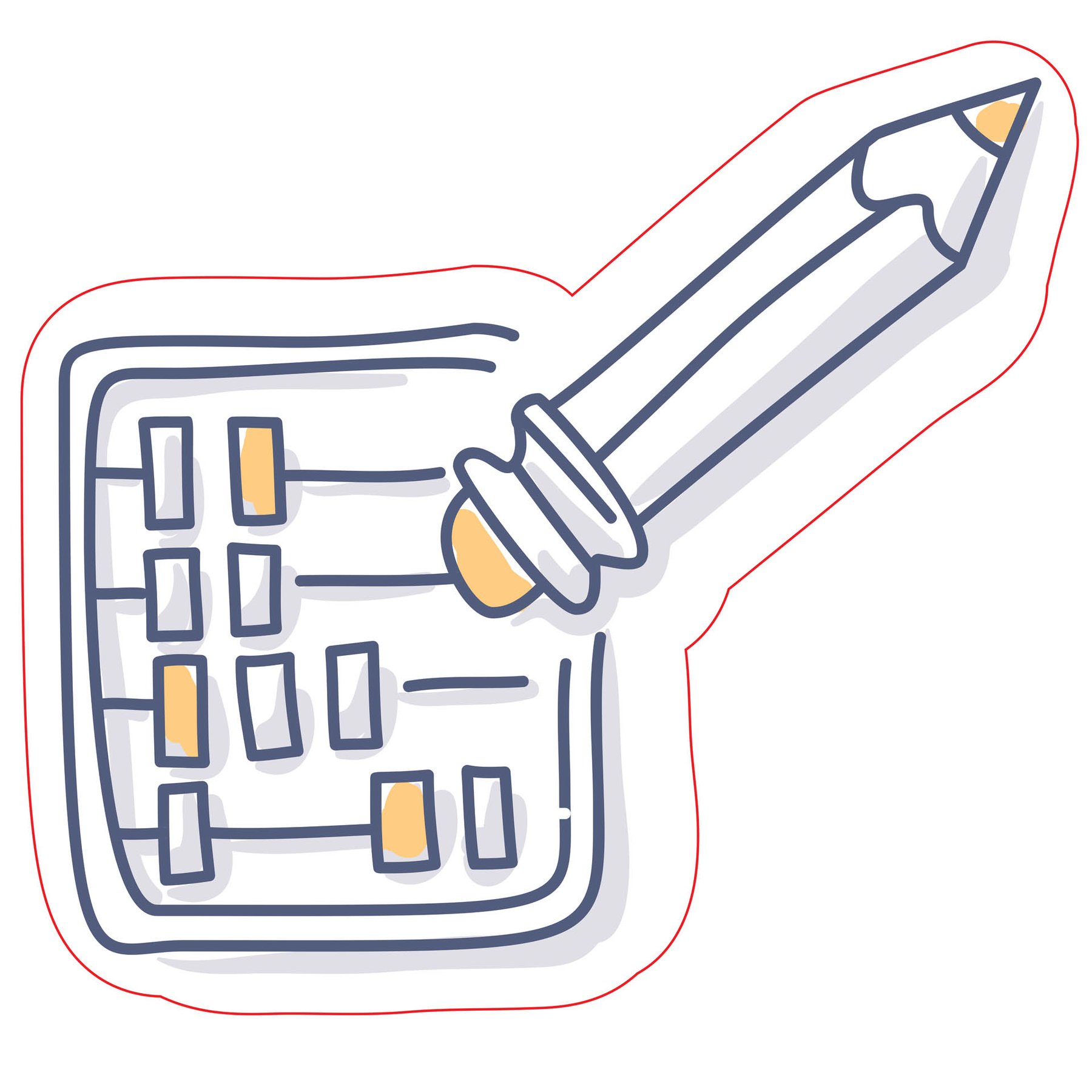 STEM Sticker, Mathematics and Informatics – Mathematics, set D4, 50 cm, sticker 7