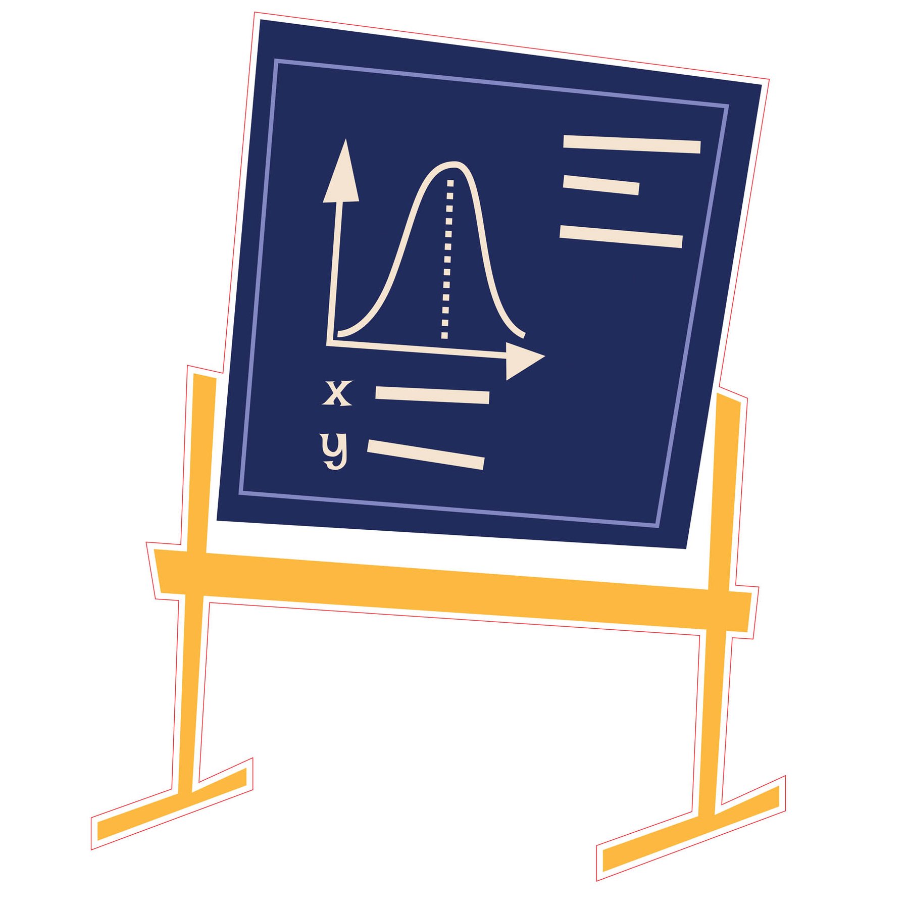 STEM Sticker, Mathematics and Informatics - Mathematics, set D9, 50 cm, sticker 5