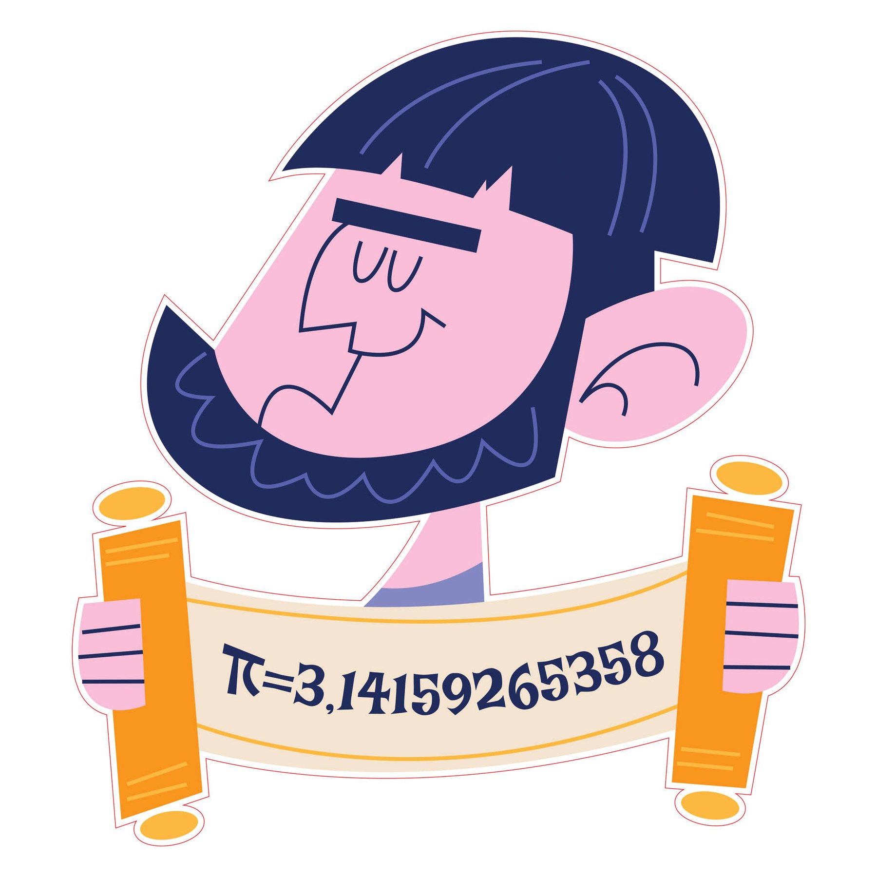 STEM Sticker, Mathematics and Informatics - Mathematics, set D9, 50 cm, sticker 9