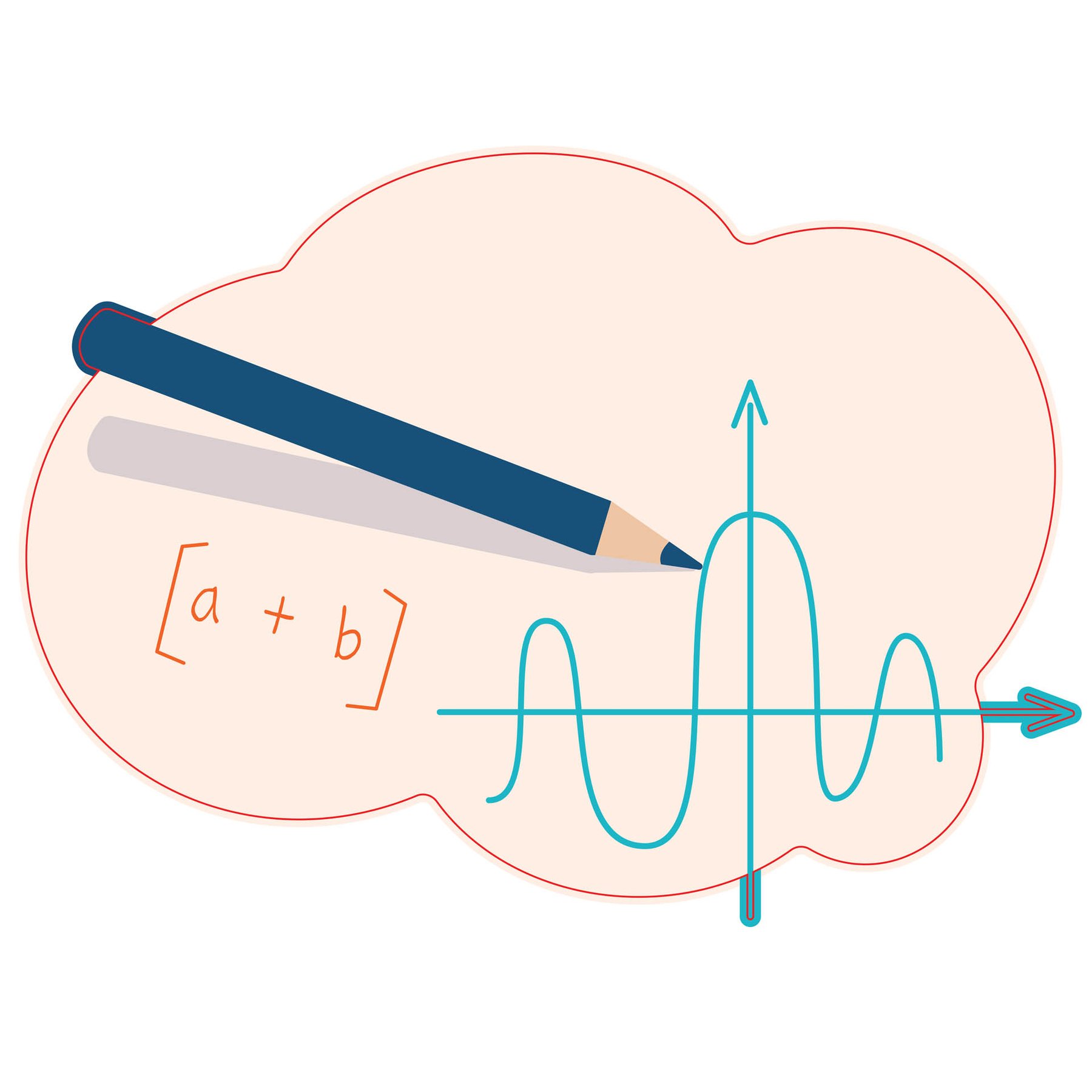 STEM Sticker, Mathematics and Informatics - Mathematics, set D10, 50 cm, sticker 5