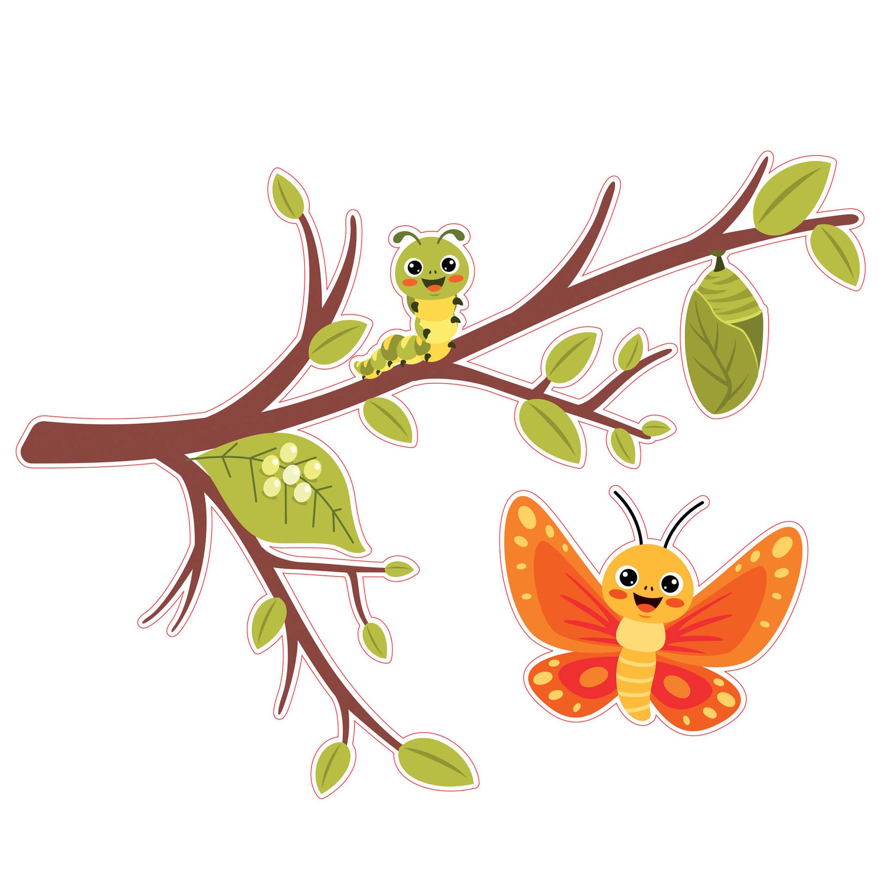 STEM Sticker, Natural sciences – Biology, set F1, 50 cm, sticker 7