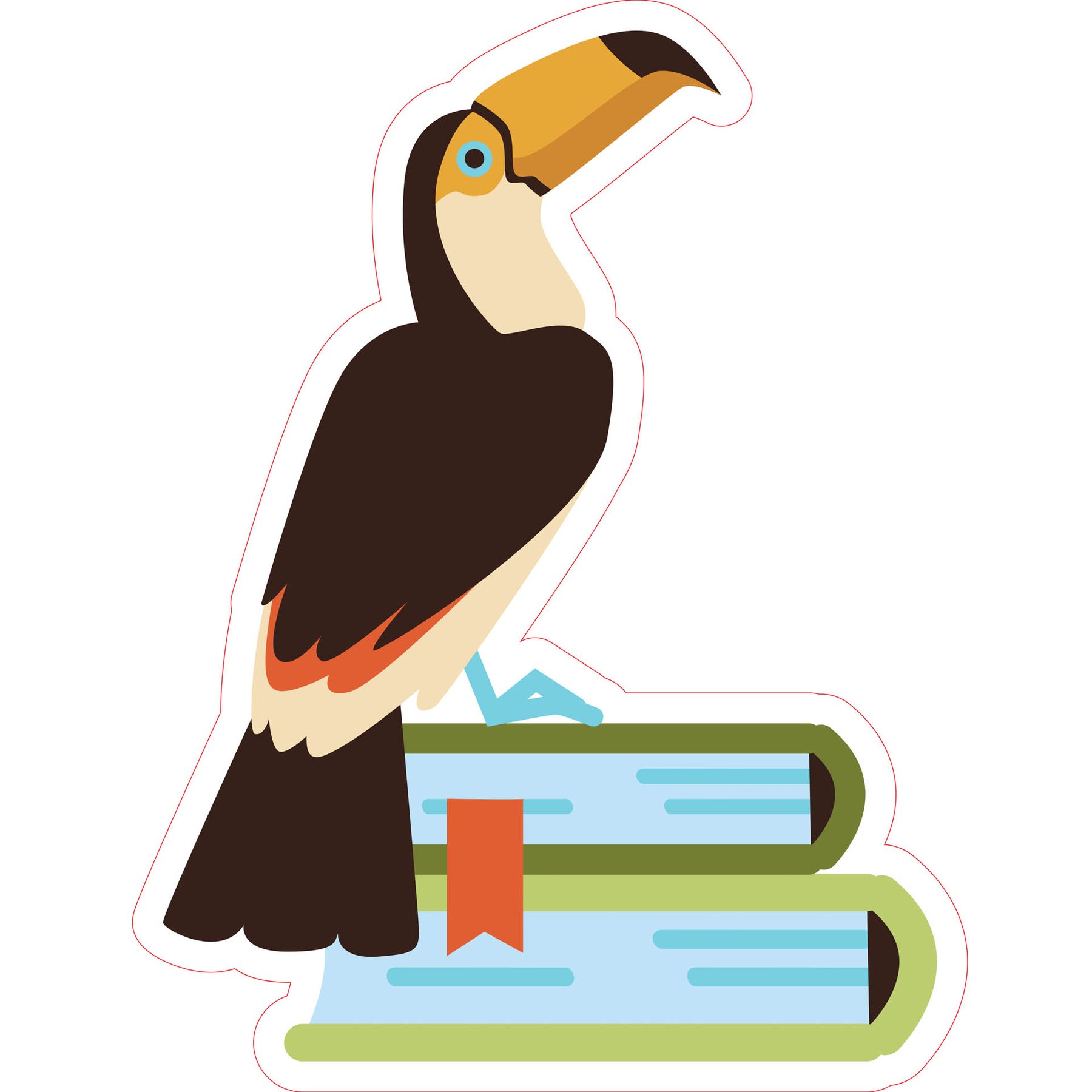STEM Sticker, Natural Sciences - Biology, set F5, 50 cm, sticker 8
