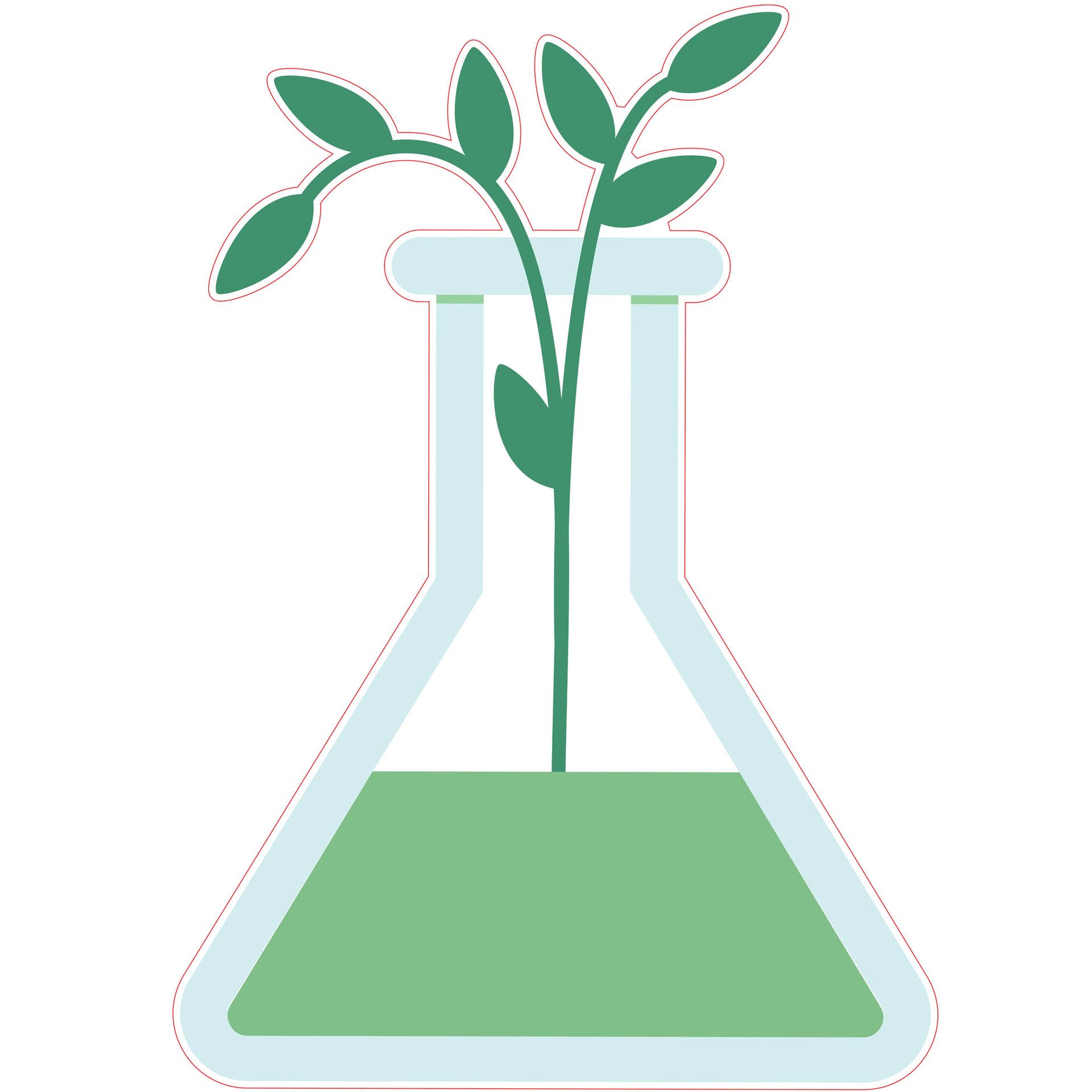 STEM Sticker, Natural sciences - Biology, set F8, 50 cm, sticker 1