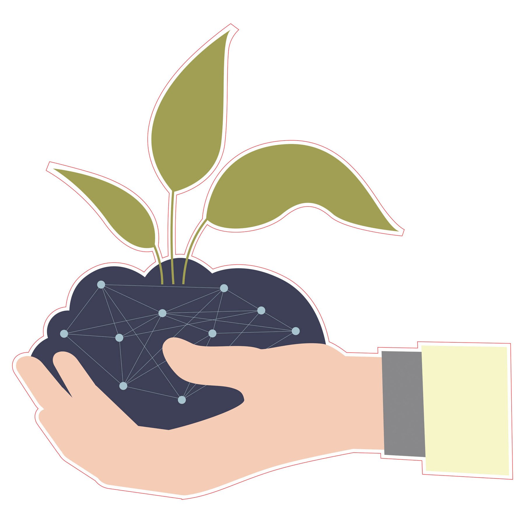 STEM Sticker, Natural Sciences - Biology, set F10, 50 cm, sticker 6