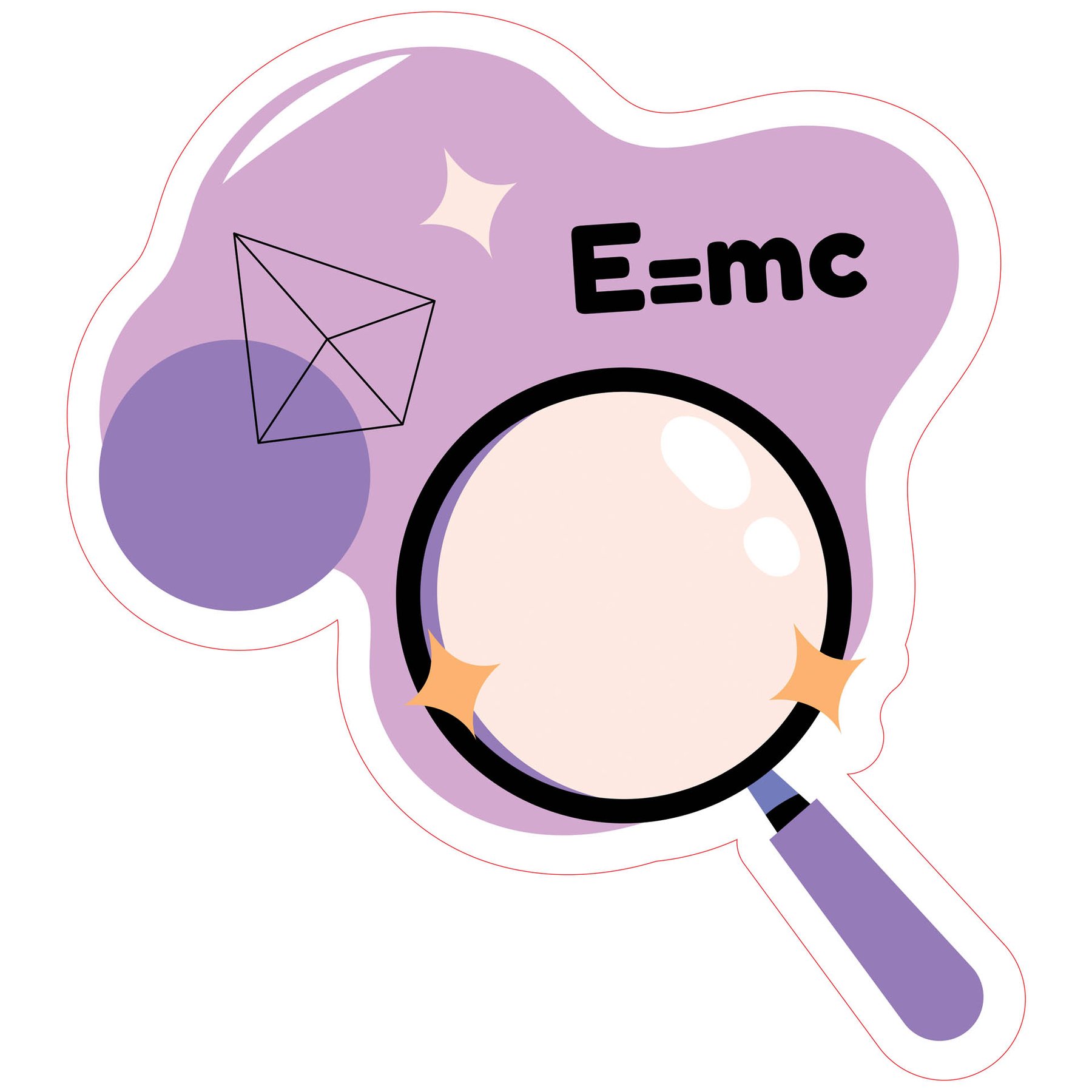 STEM Sticker, Natural Sciences - Physics, Set G5, 50 cm, Sticker 5
