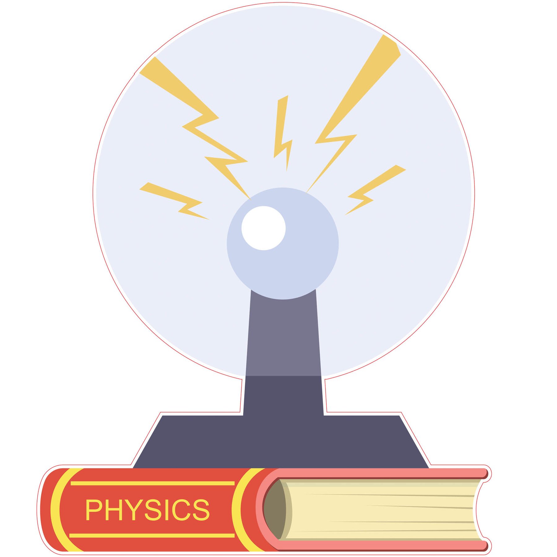 STEM Sticker, Natural Sciences - Physics, set G10, 50 cm, sticker 1