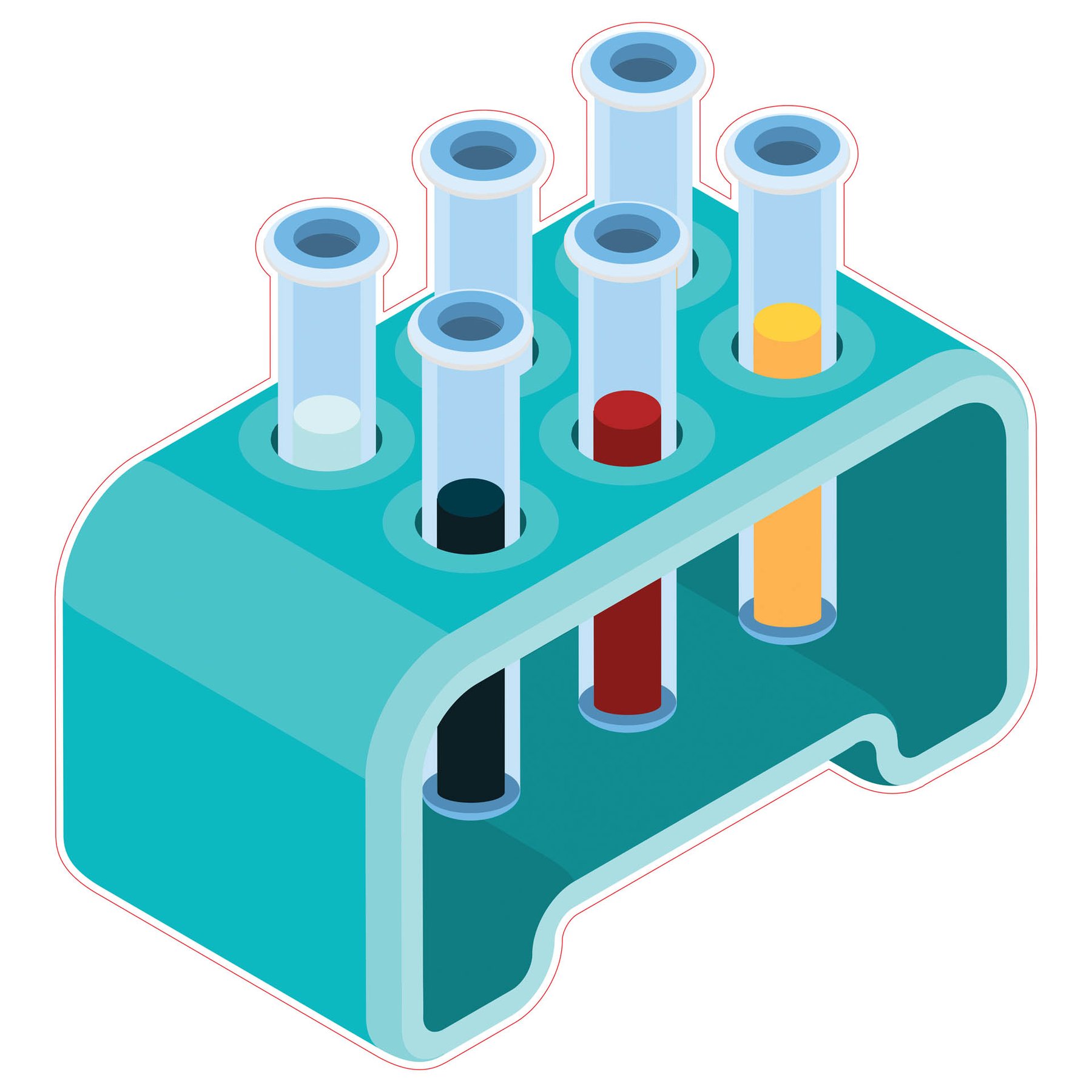 STEM Sticker, Natural sciences - Chemistry, set H6, 50 cm, sticker 1