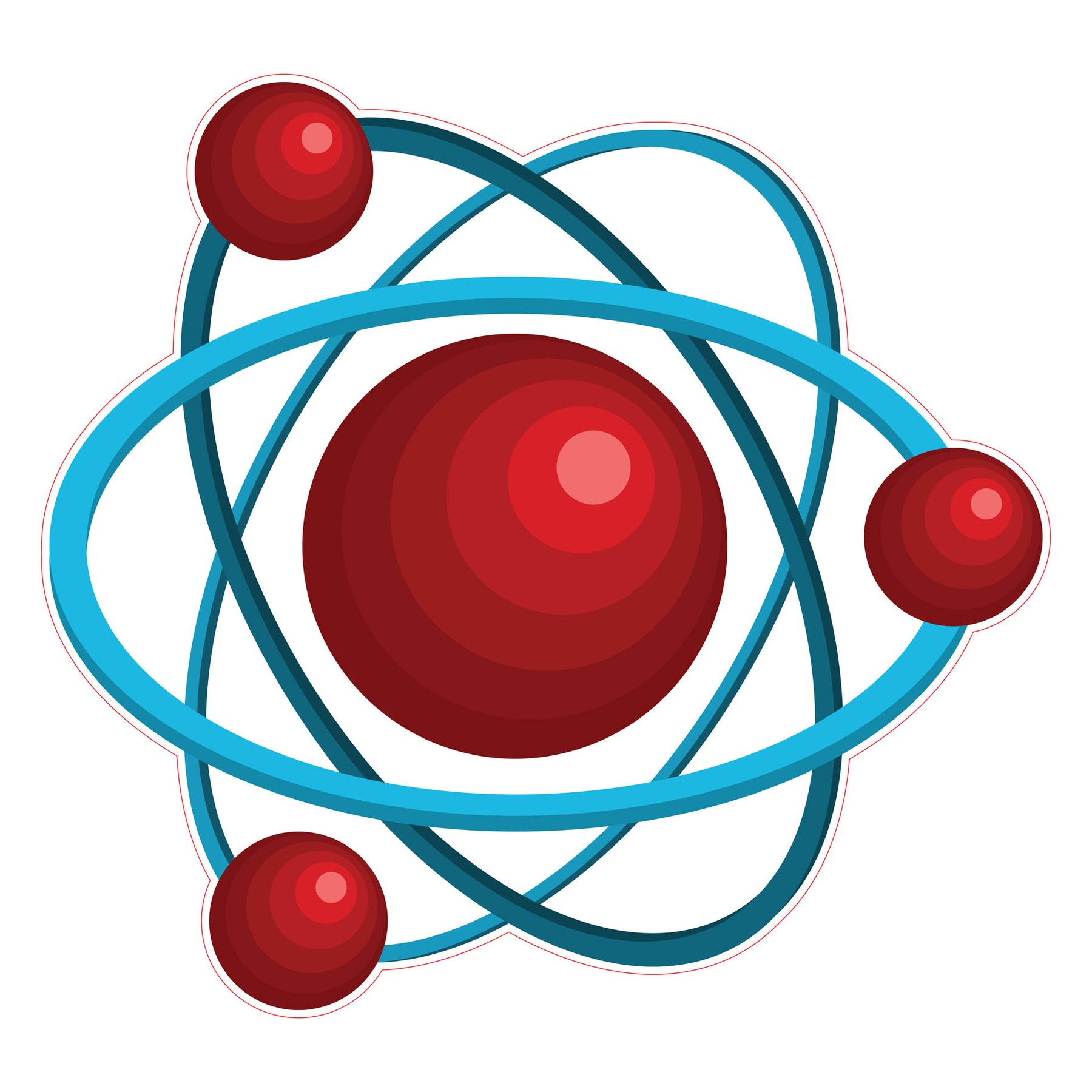 STEM Sticker, Natural Sciences - Chemistry, set H6, 50 cm, sticker 8