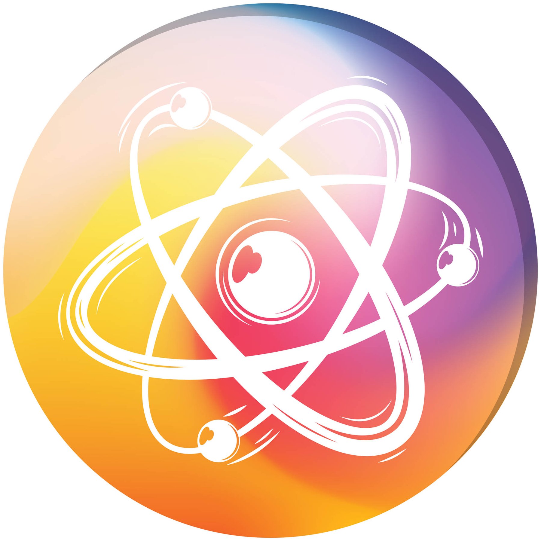 STEM Sticker, Natural Sciences - Chemistry, set H7, 50 cm, sticker 1