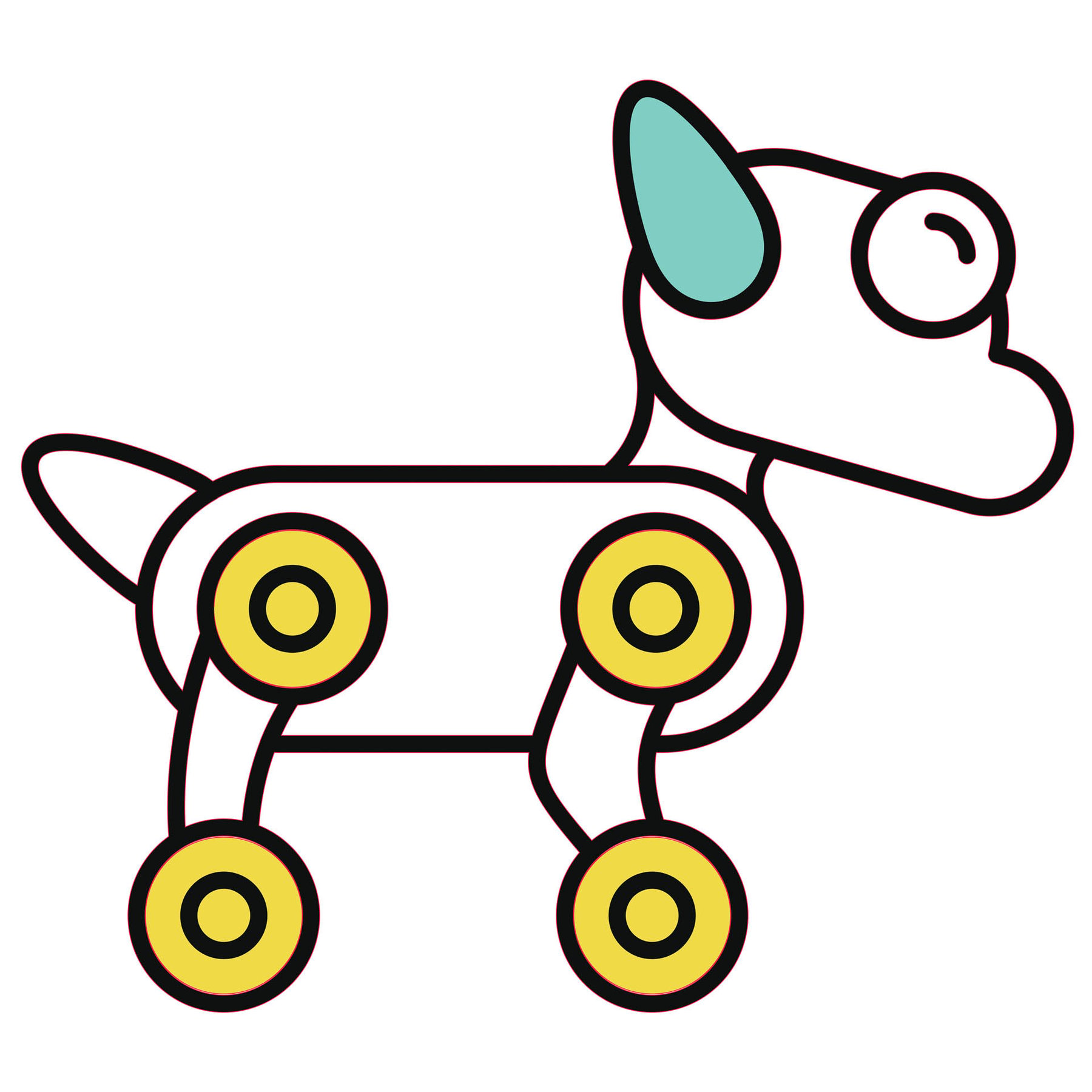 STEM Sticker, Robotics and cyber-physical systems, set I2, 50 cm, sticker 7