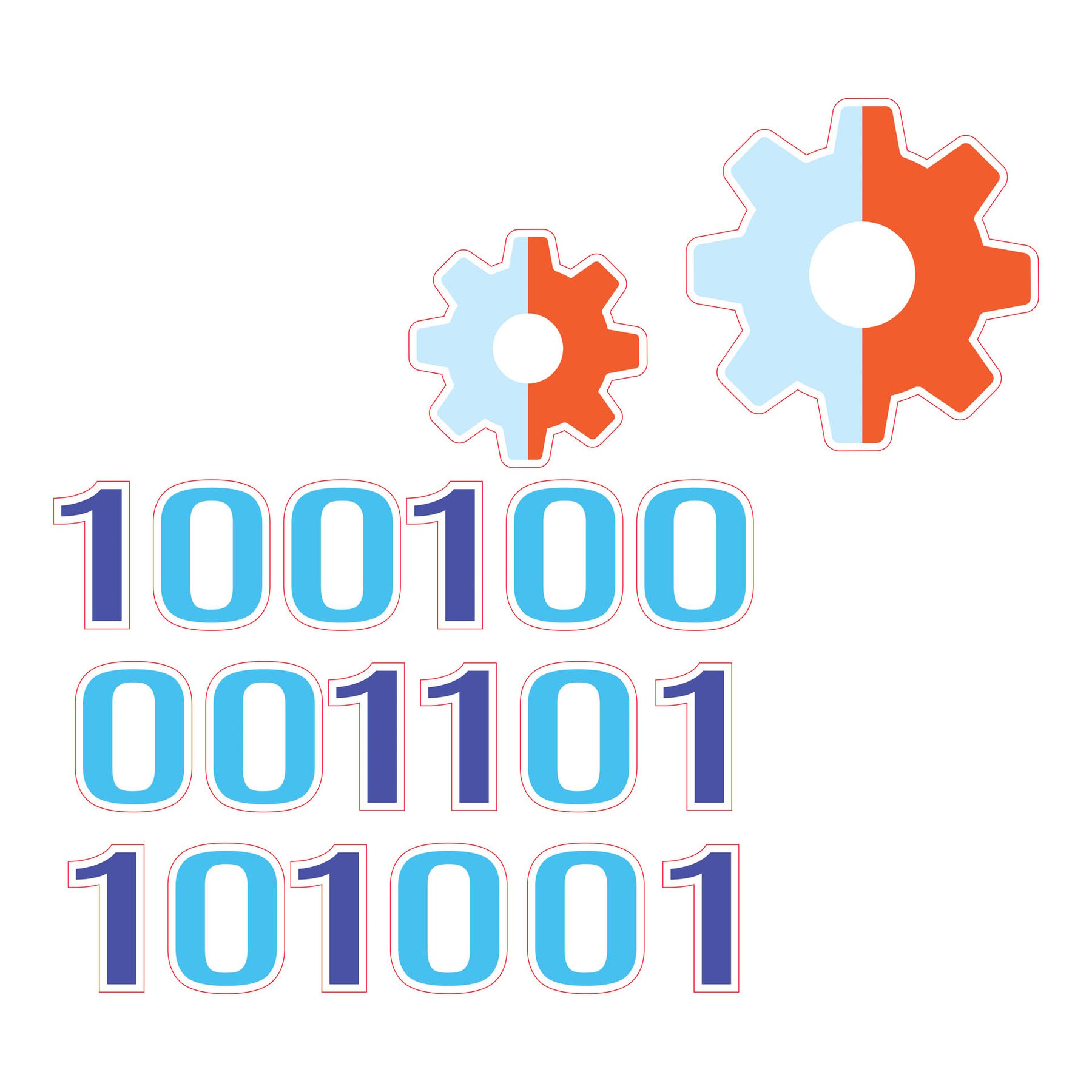 STEM Sticker, Robotics and cyber-physical systems, set I5, 50 cm, sticker 9