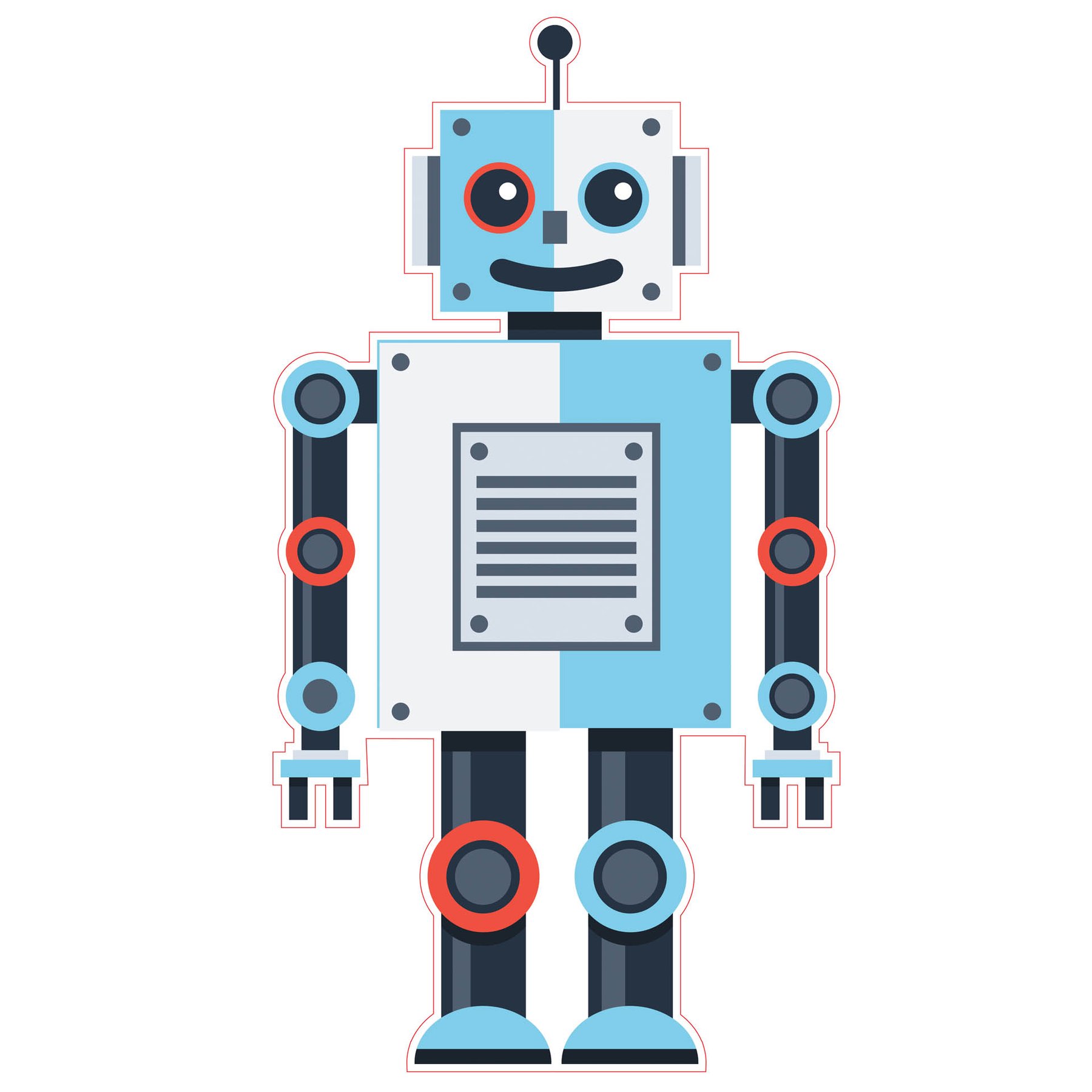 STEM Sticker, Robotics and Cyber-Physical Systems, set I6, 50 cm, sticker 4