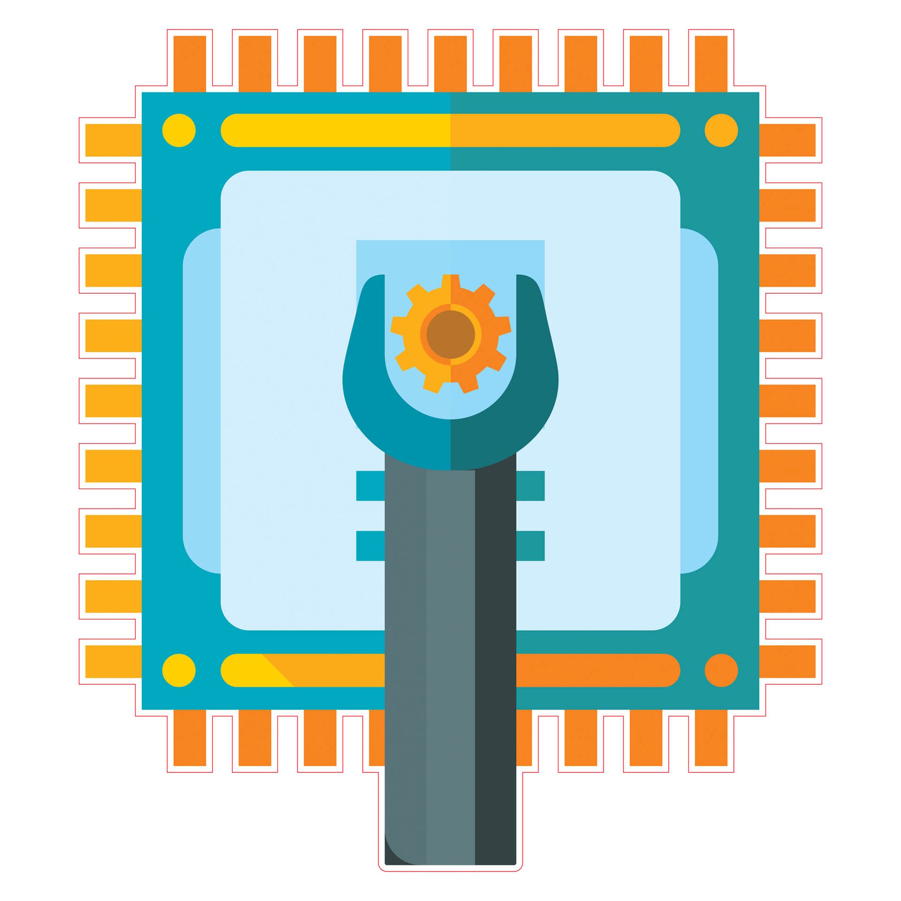 STEM Sticker, Robotics and Cyber-Physical Systems, Set I7, 50 cm, Sticker 3