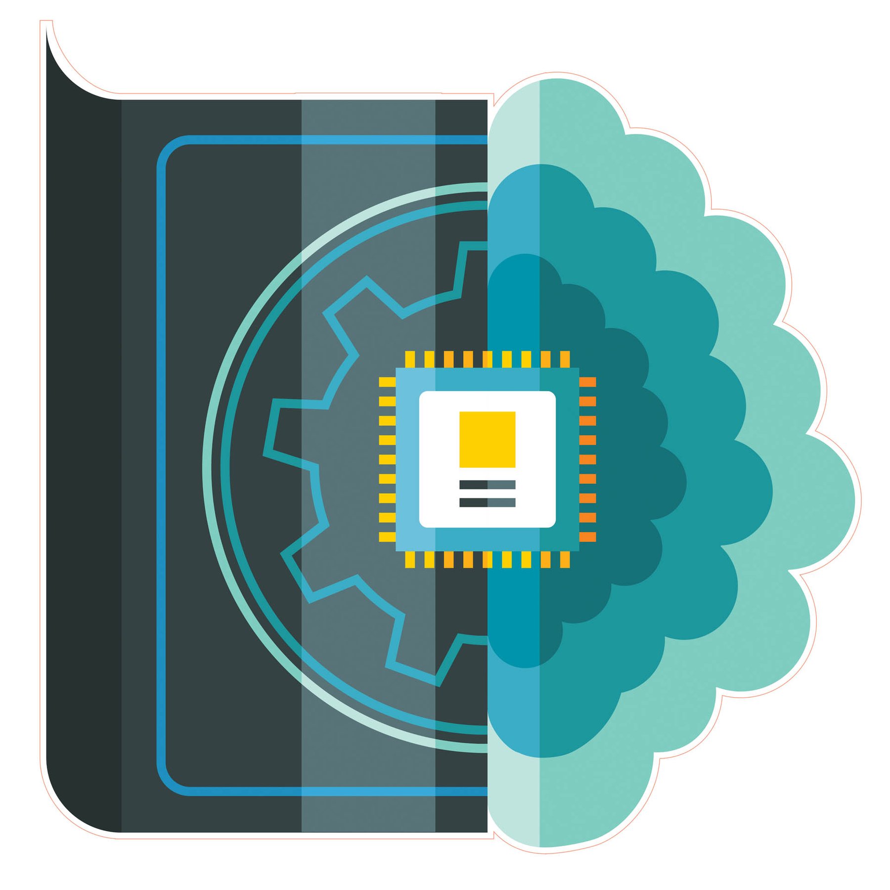 STEM Sticker, Robotics and cyber-physical systems, set I7, 50 cm, sticker 10