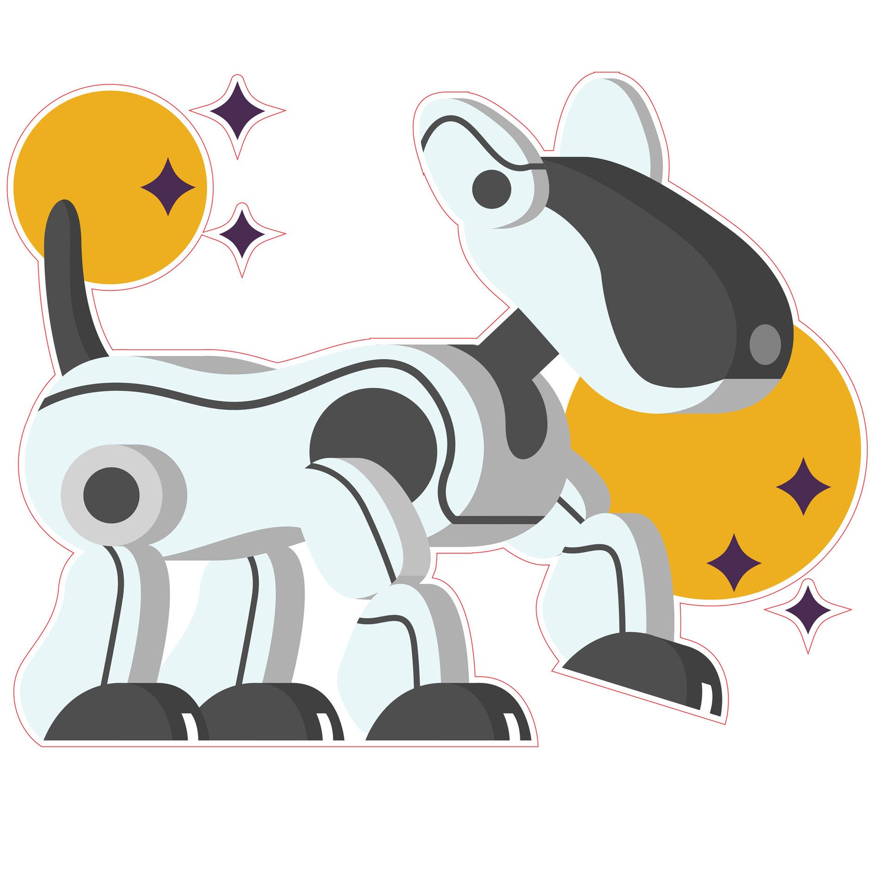 STEM Sticker, Robotics and Cyber-Physical Systems, Set I8, 50 cm, Sticker 2
