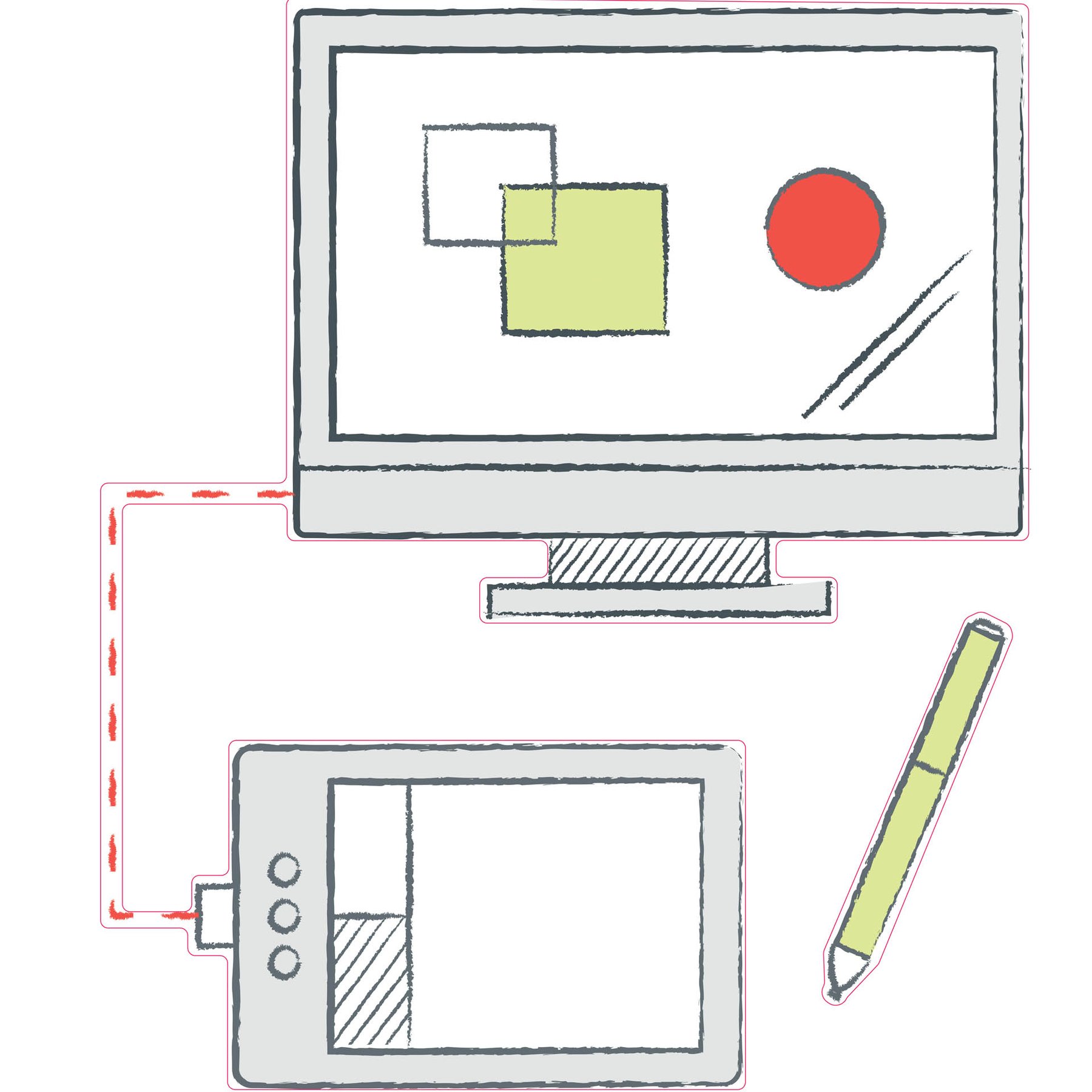 STEM Sticker, Design and 3D prototyping, set A3, 80 cm, sticker 5