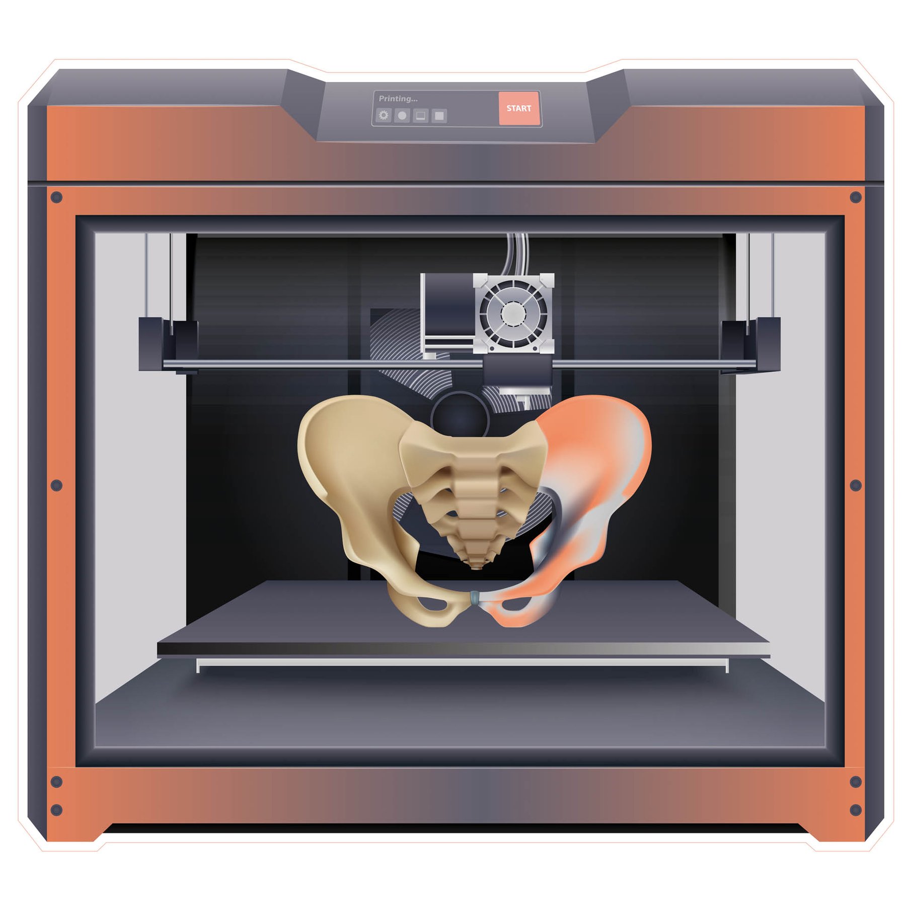 STEM Sticker, Design and 3D prototyping, set A8, 80 cm, sticker 9