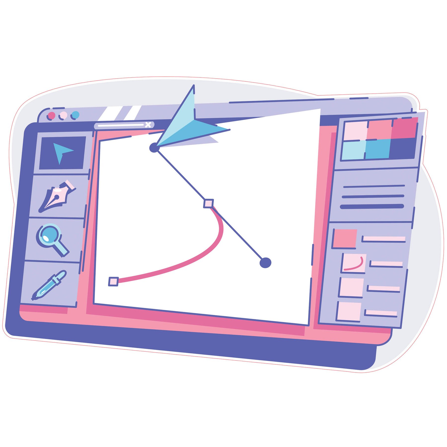 STEM Sticker, Design and 3D prototyping, set A10, 80 cm, sticker 1