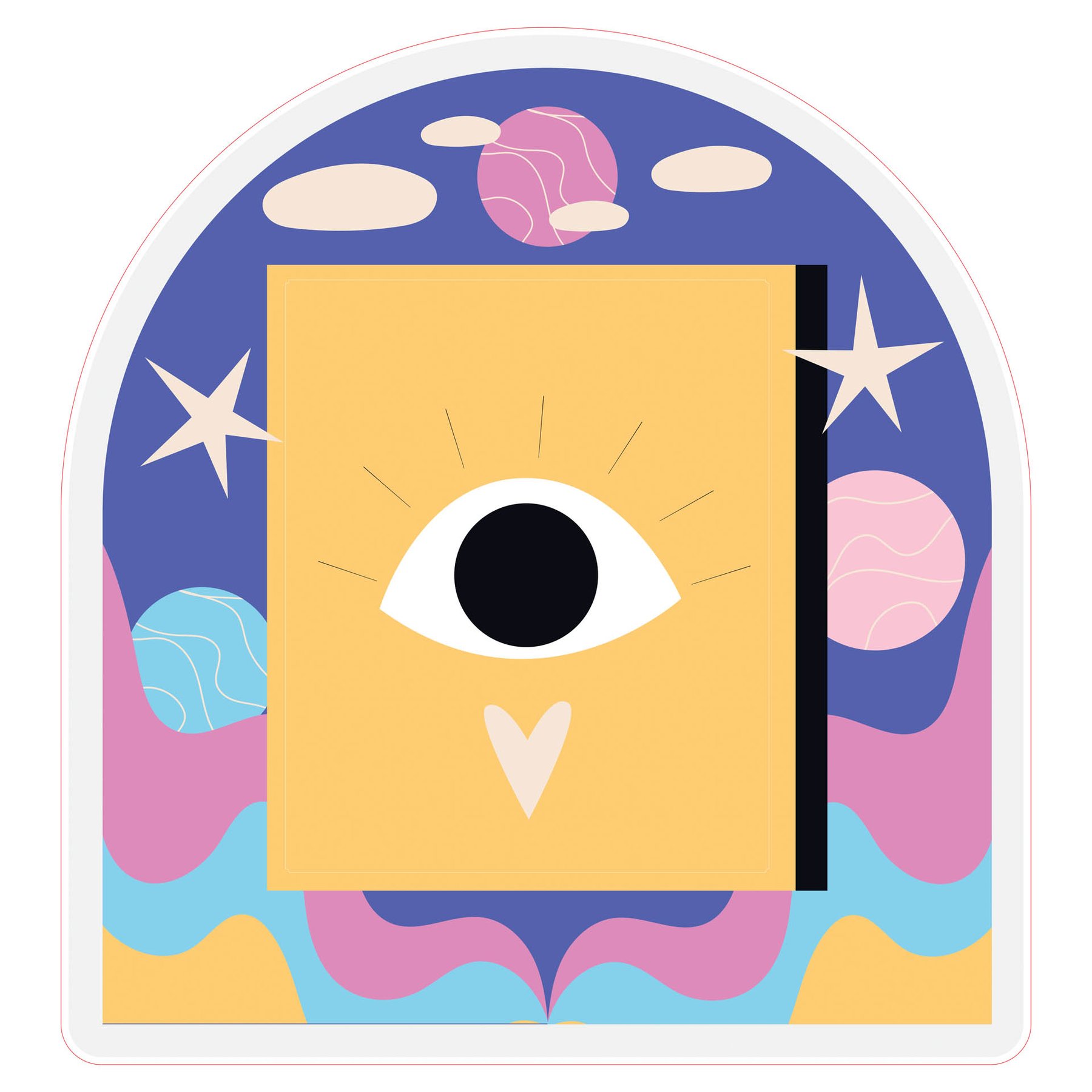 STEM Sticker, Digital Arts Room, set B8, 80 cm, sticker 8