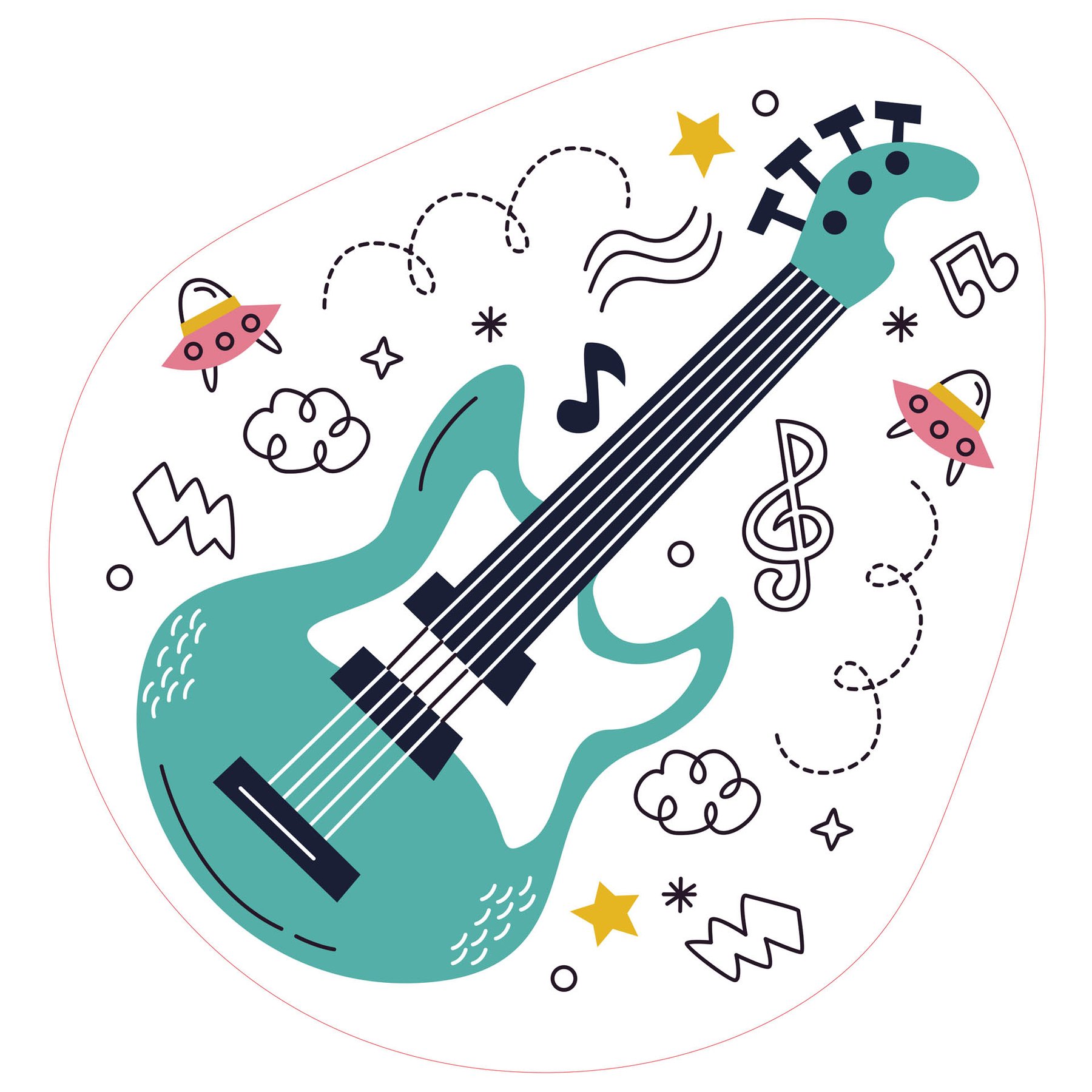 STEM Sticker, Digital Arts Hall, set B10, 80 cm, sticker 4