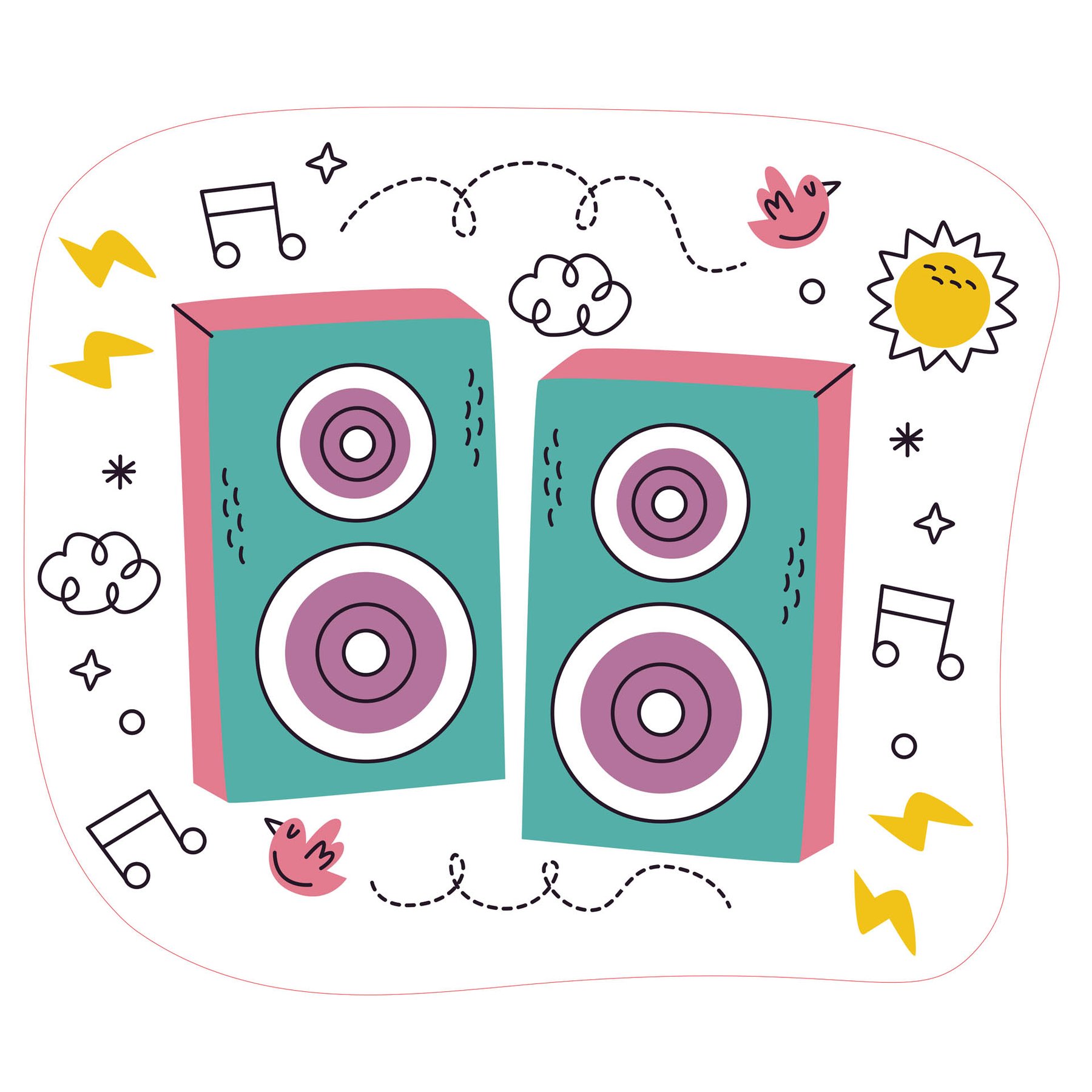 STEM Sticker, Digital arts hall, set B10, 80 cm, sticker 8