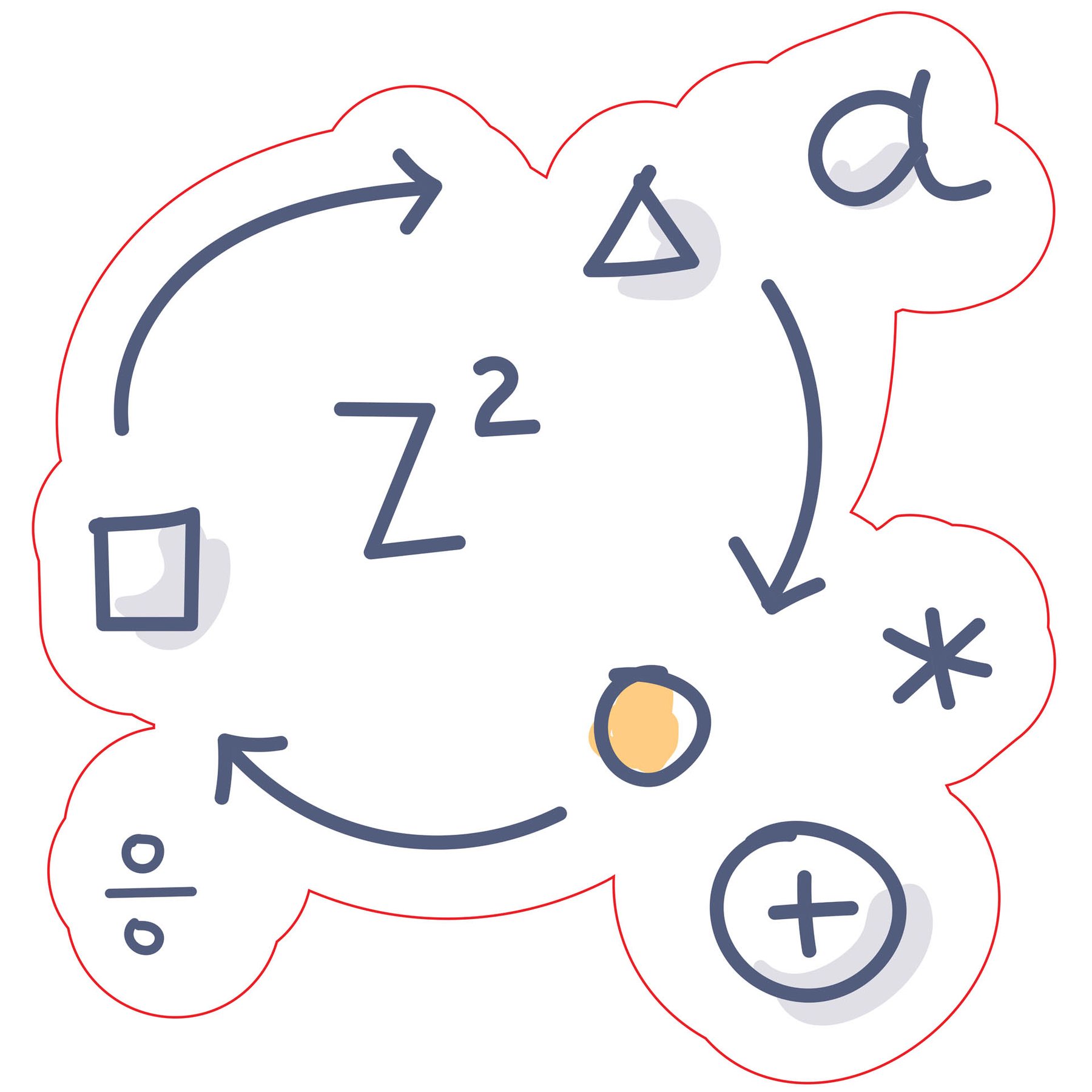 STEM Sticker, Mathematics and informatics – Mathematics, set D4, 80 cm, sticker 3