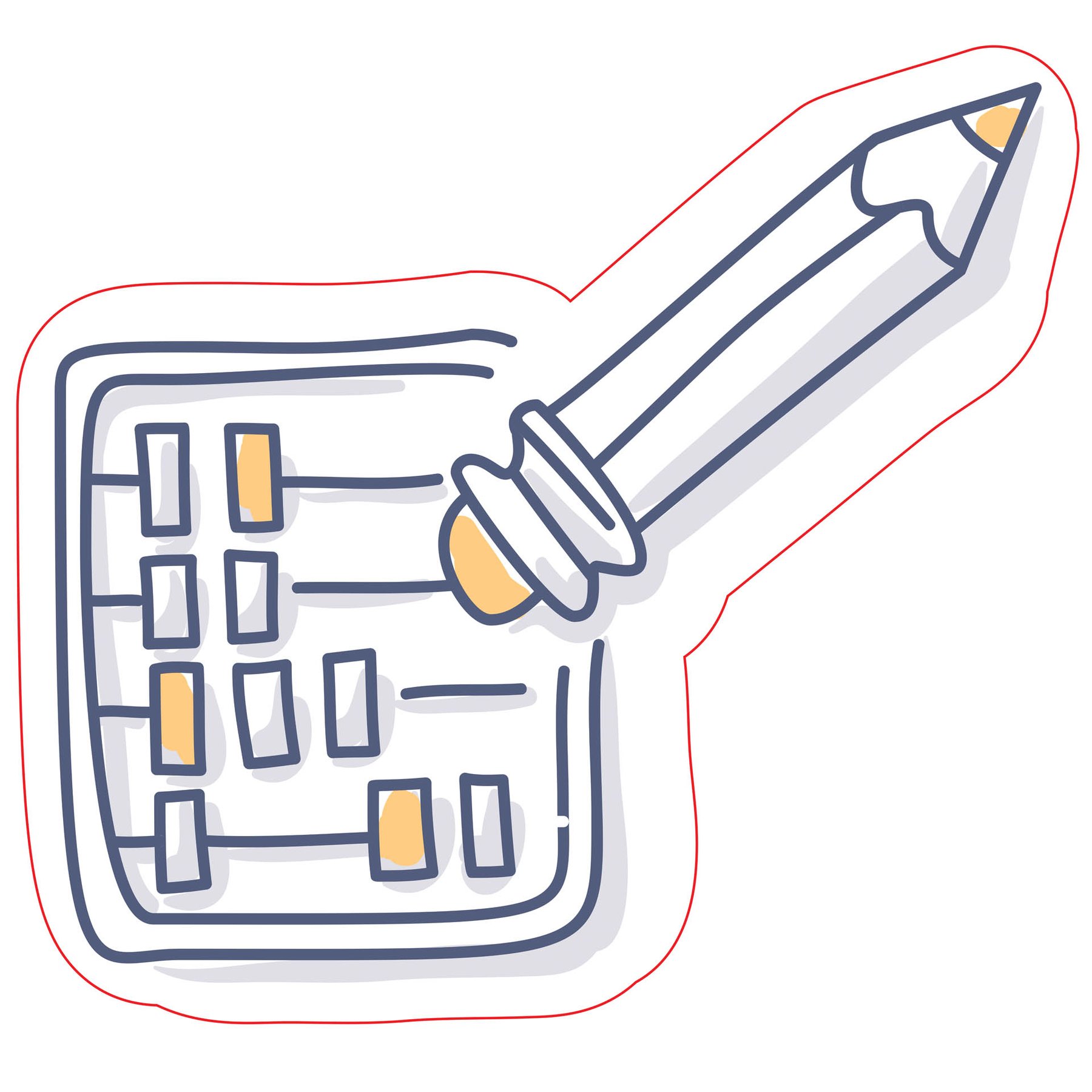 STEM Sticker, Mathematics and Informatics - Mathematics, set D4, 80 cm, sticker 7
