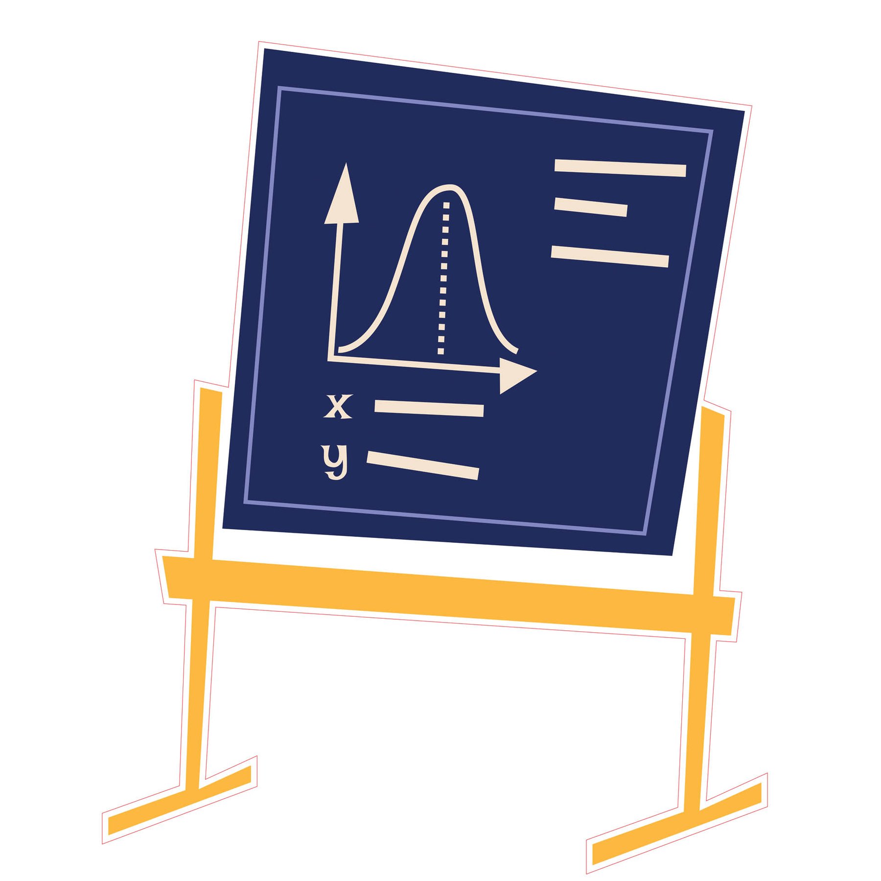STEM Sticker, Mathematics and Informatics - Mathematics, set D9, 80 cm, sticker 5