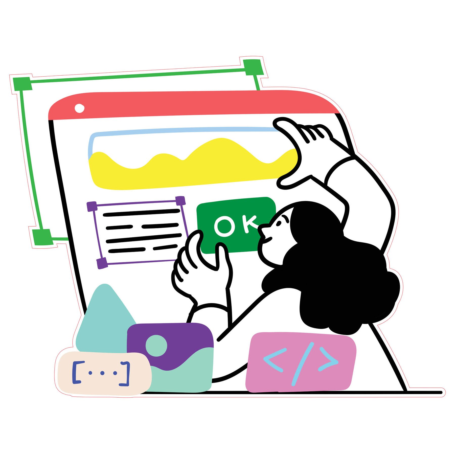 STEM Sticker, Mathematics and Informatics - Informatics, set E8, 80 cm, sticker 7