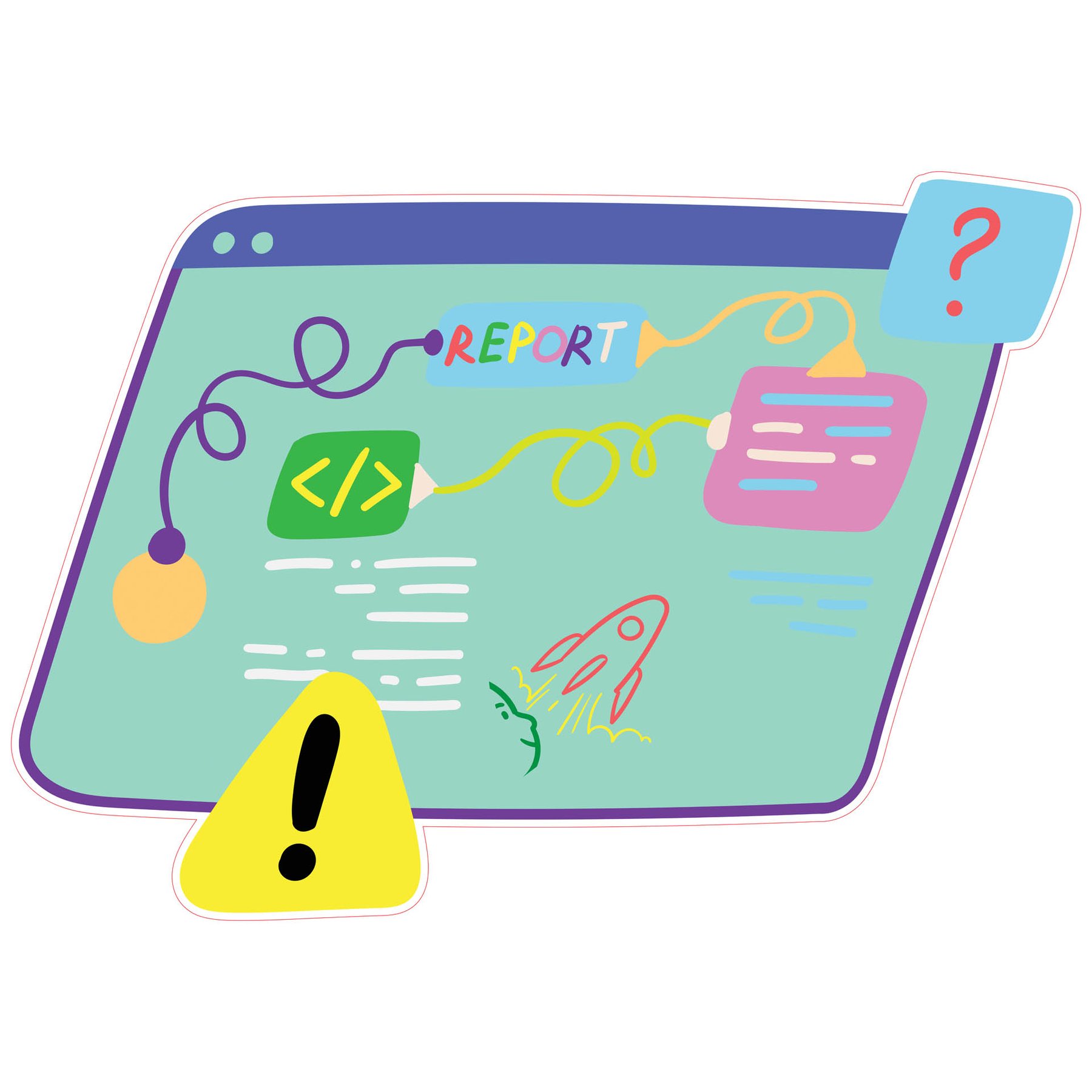 STEM Sticker, Mathematics and Informatics - Informatics, set E8, 80 cm, sticker 10