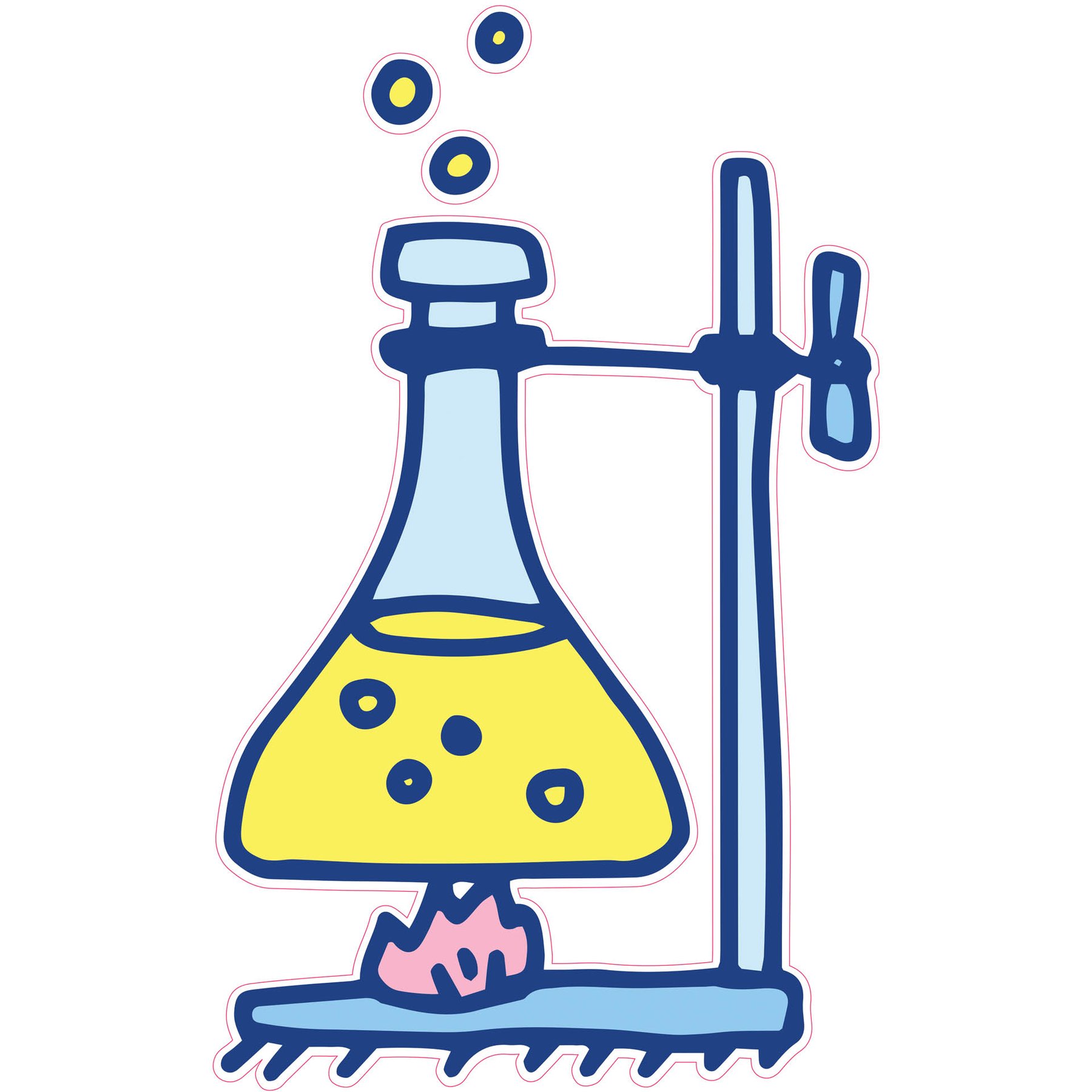 STEM Sticker, Natural Sciences – Chemistry, set H1, 80 cm, sticker 5