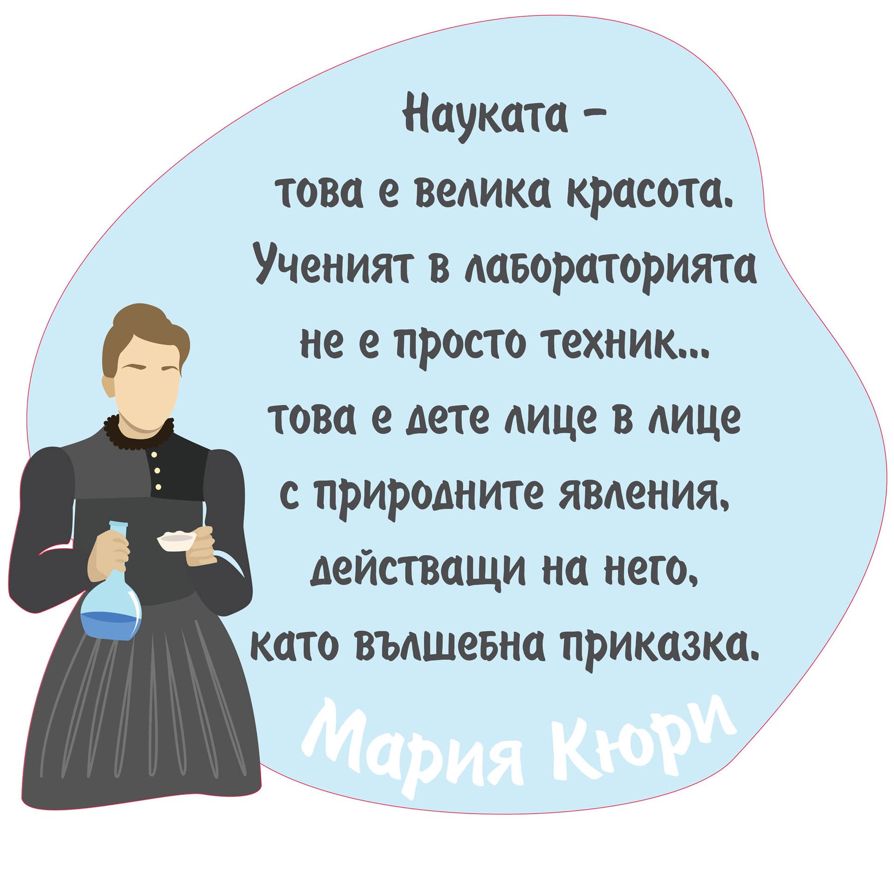 STEM Sticker, Natural Sciences - Chemistry, set H2, 80 cm, sticker 1
