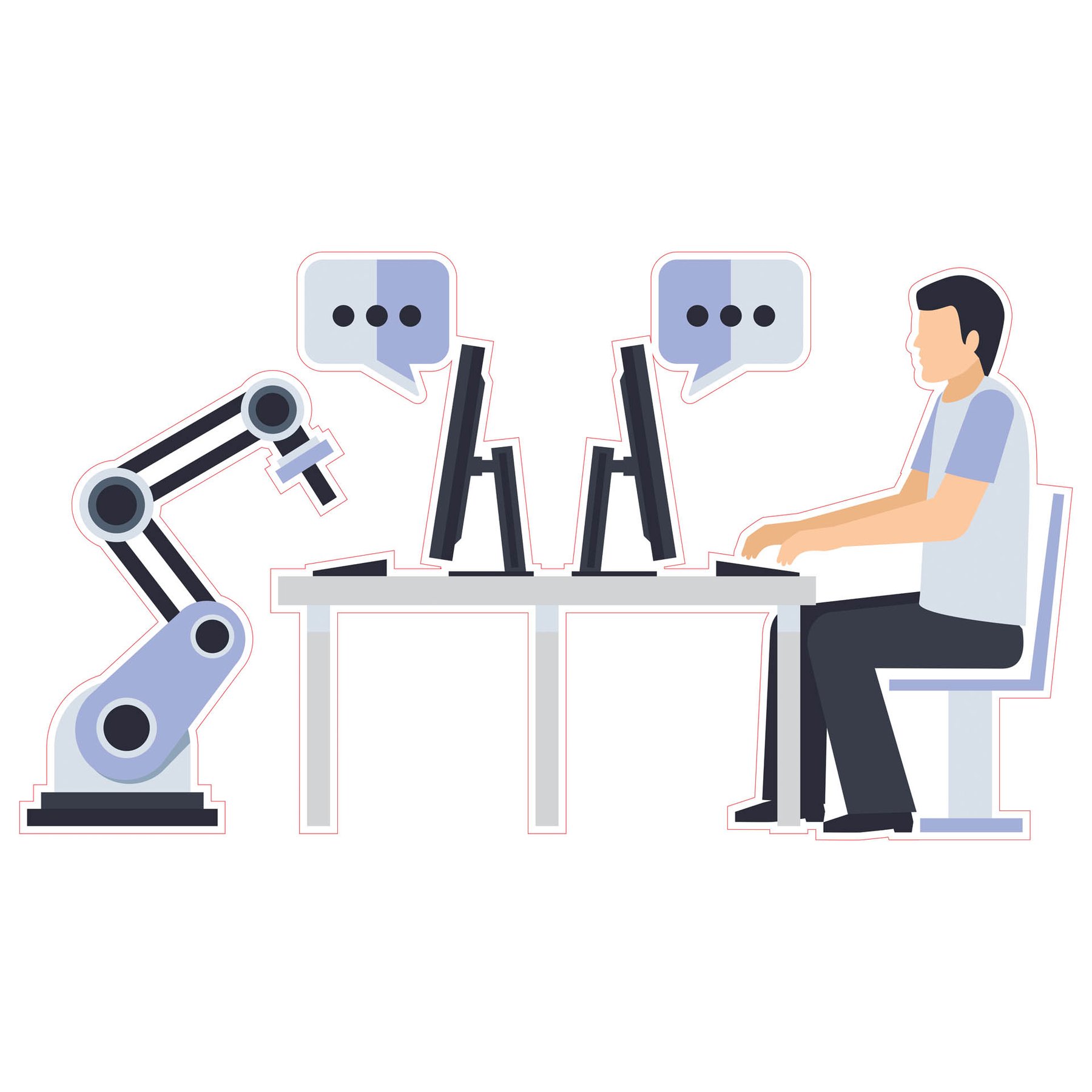 STEM Sticker, Robotics and Cyber-Physical Systems, set I4, 80 cm, sticker 2