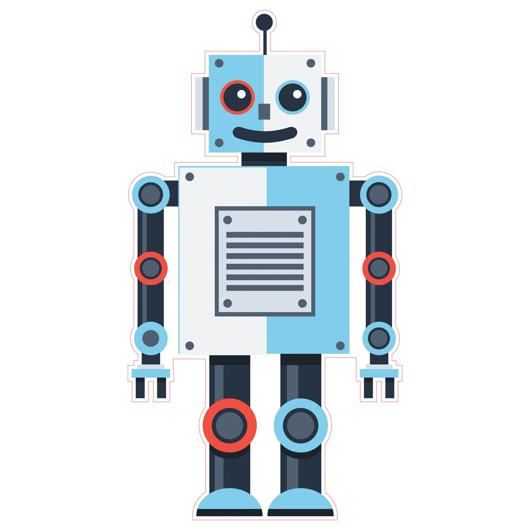 STEM Sticker, Robotics and Cyber-Physical Systems, Set I6, 80 cm, Sticker 4