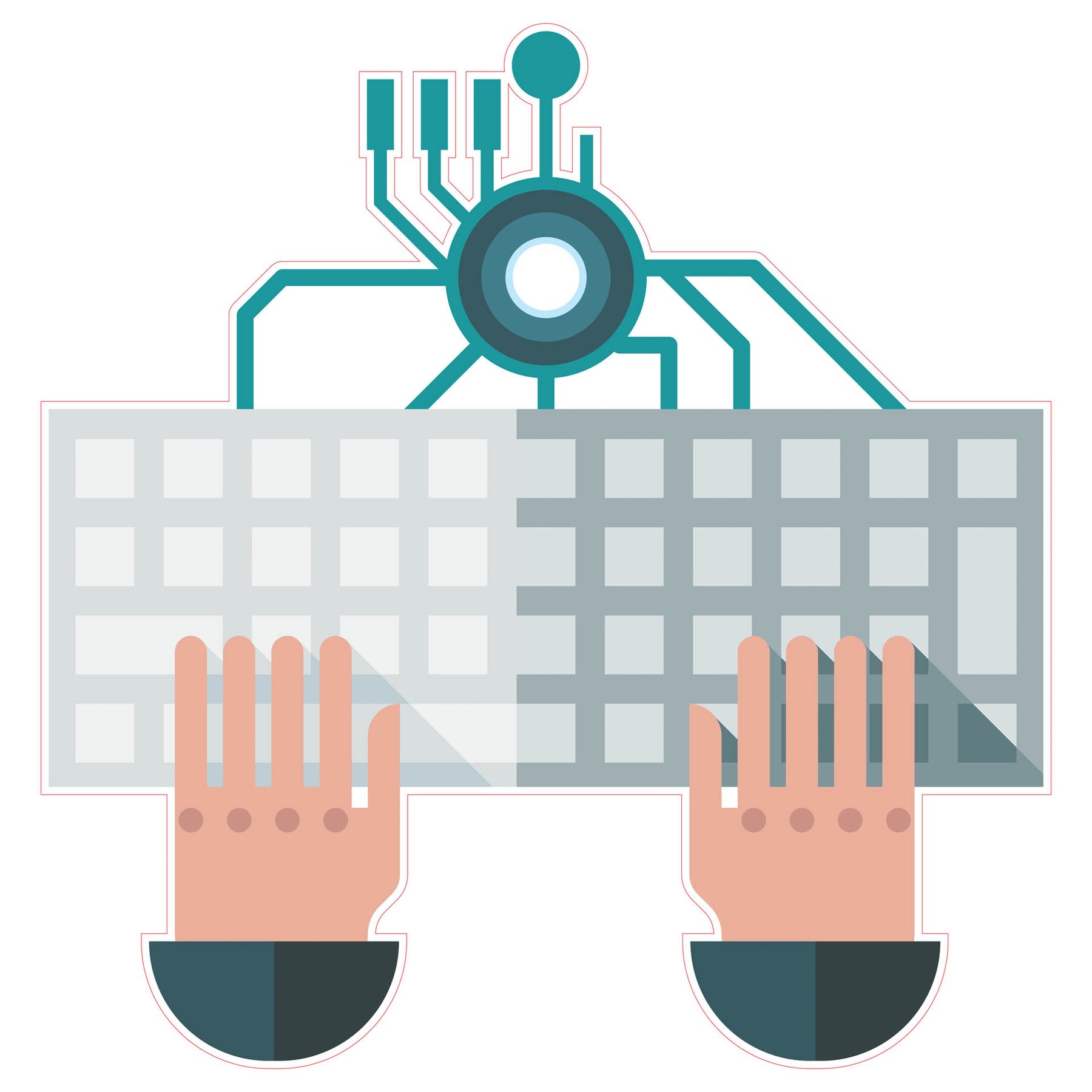 STEM Sticker, Robotics and Cyber-Physical Systems, Set I7, 80 cm, Sticker 7
